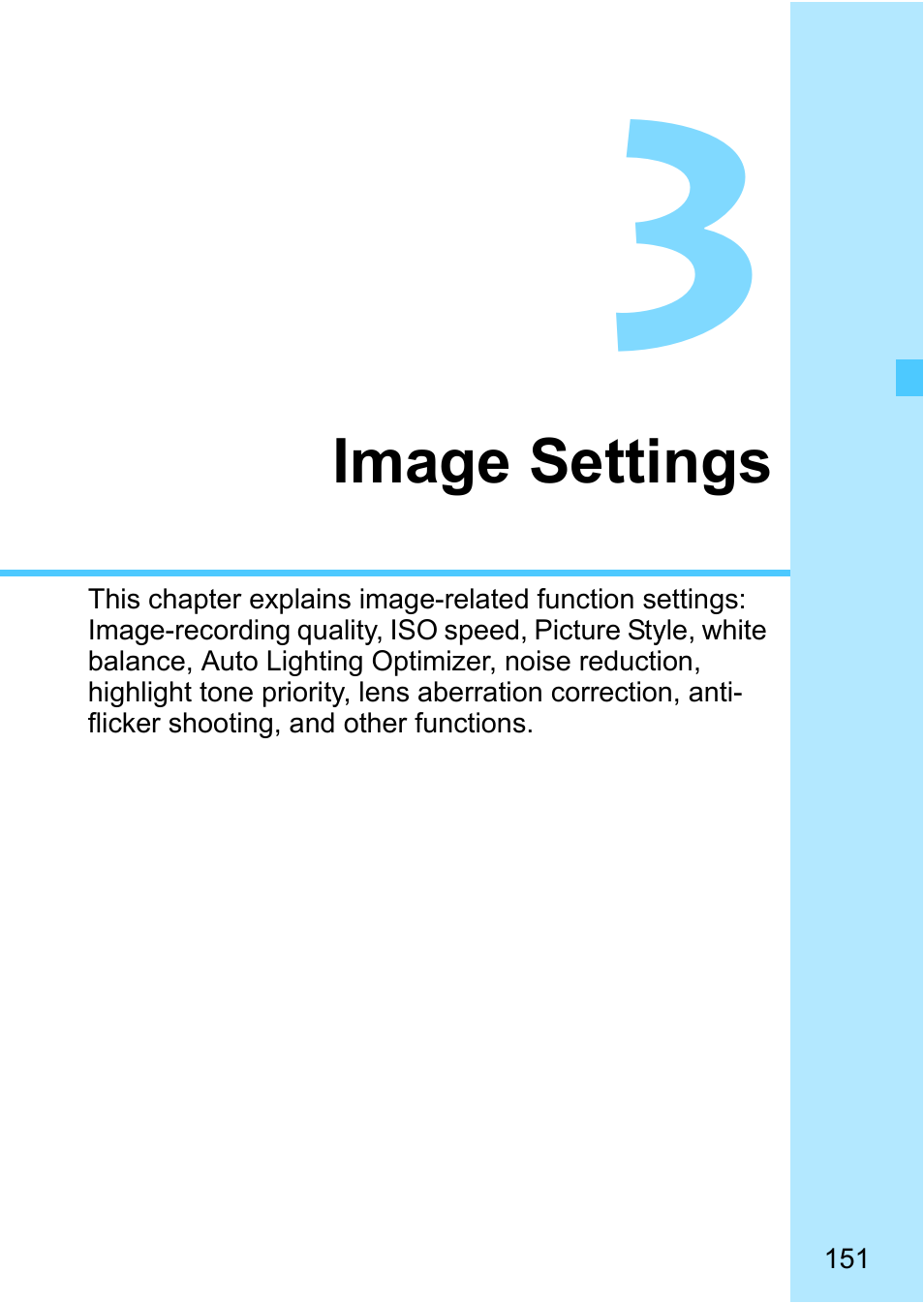 Image settings | Canon EOS-1D X Mark II DSLR Camera (Body Only) User Manual | Page 151 / 564