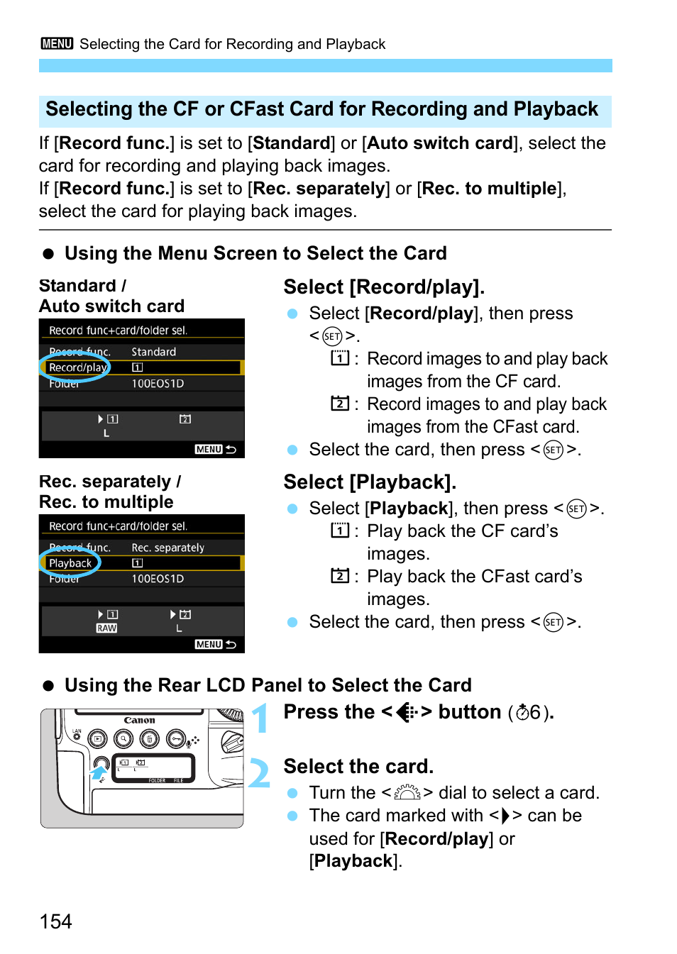 Canon EOS-1D X Mark II DSLR Camera (Body Only) User Manual | Page 154 / 564