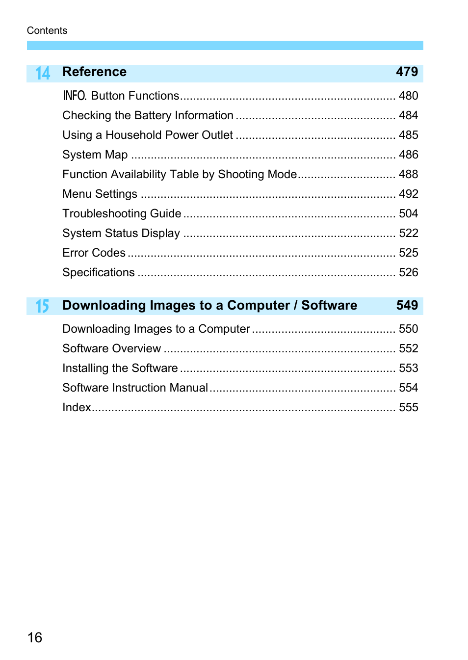 Canon EOS-1D X Mark II DSLR Camera (Body Only) User Manual | Page 16 / 564