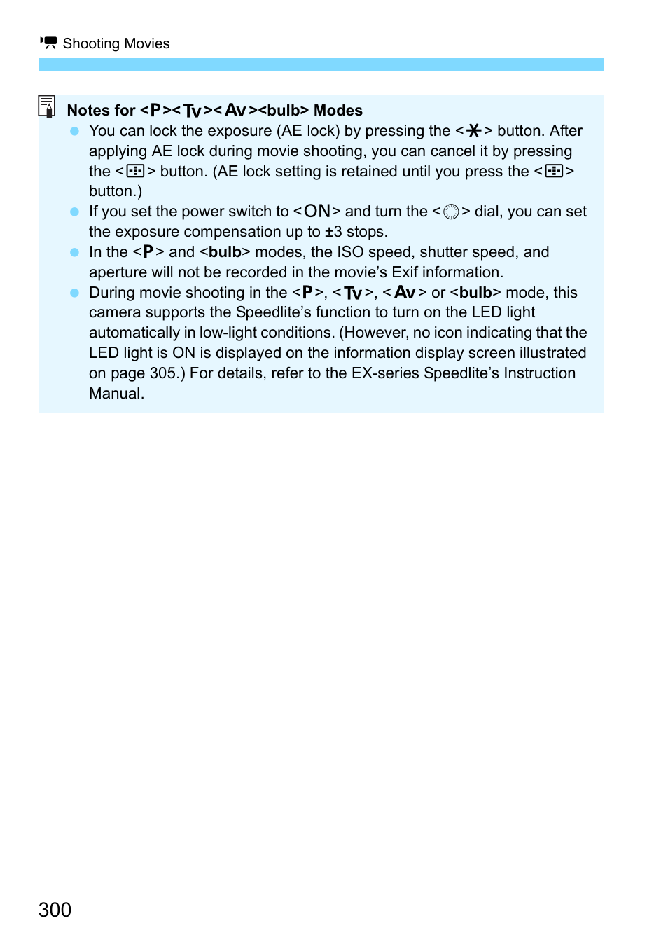 Canon EOS-1D X Mark II DSLR Camera (Body Only) User Manual | Page 300 / 564