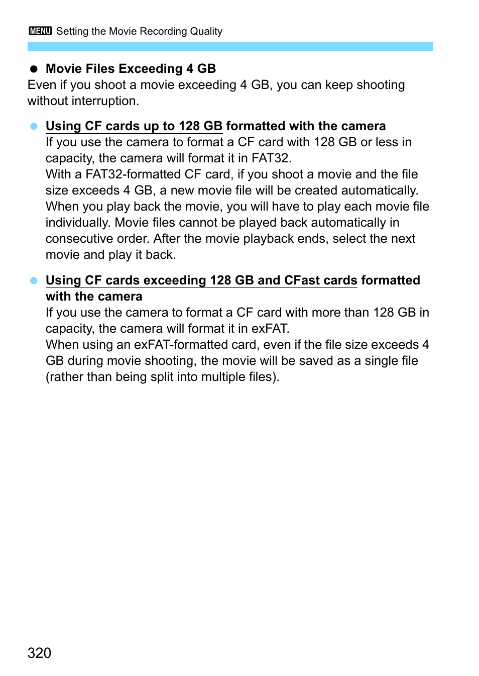 Canon EOS-1D X Mark II DSLR Camera (Body Only) User Manual | Page 320 / 564