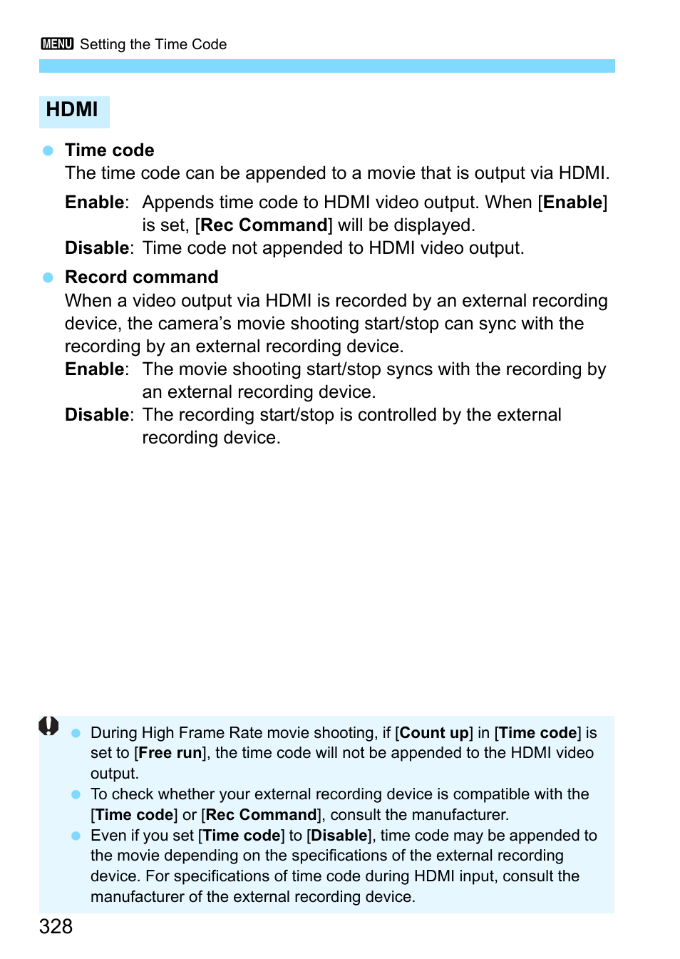 Hdmi | Canon EOS-1D X Mark II DSLR Camera (Body Only) User Manual | Page 328 / 564