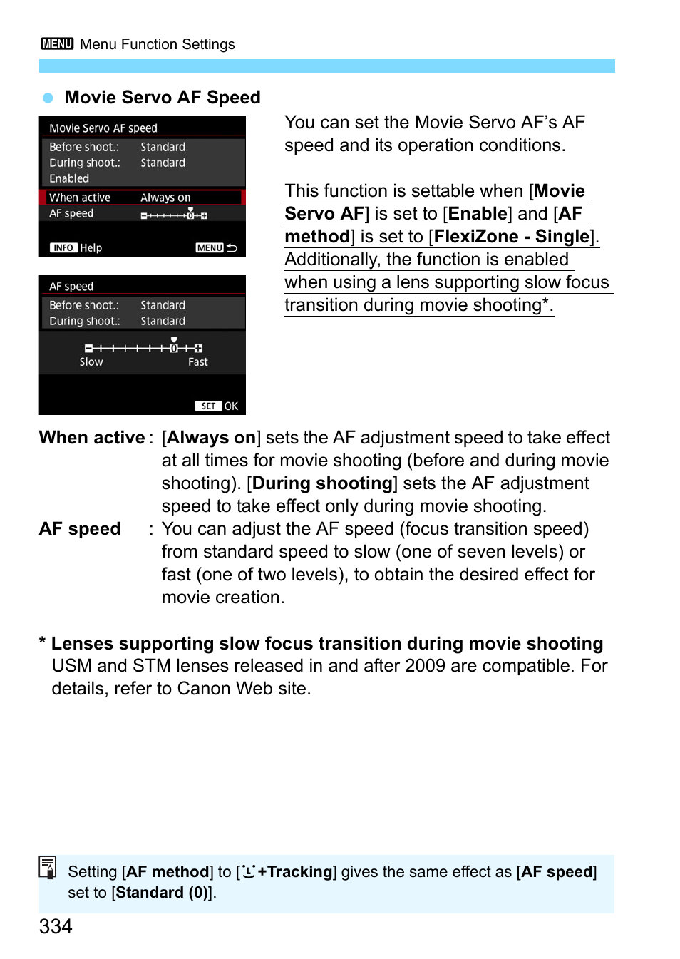 Canon EOS-1D X Mark II DSLR Camera (Body Only) User Manual | Page 334 / 564