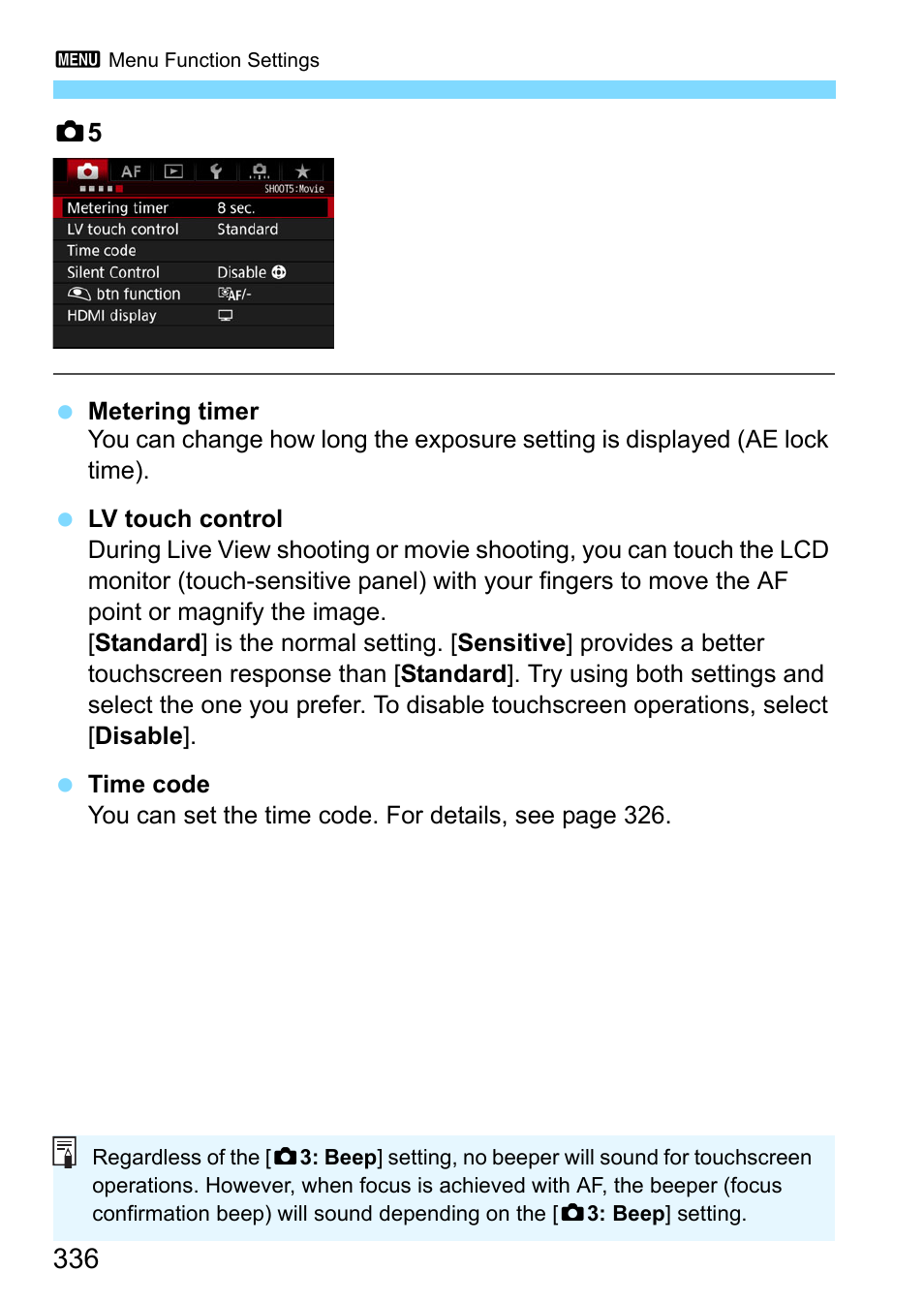 Canon EOS-1D X Mark II DSLR Camera (Body Only) User Manual | Page 336 / 564