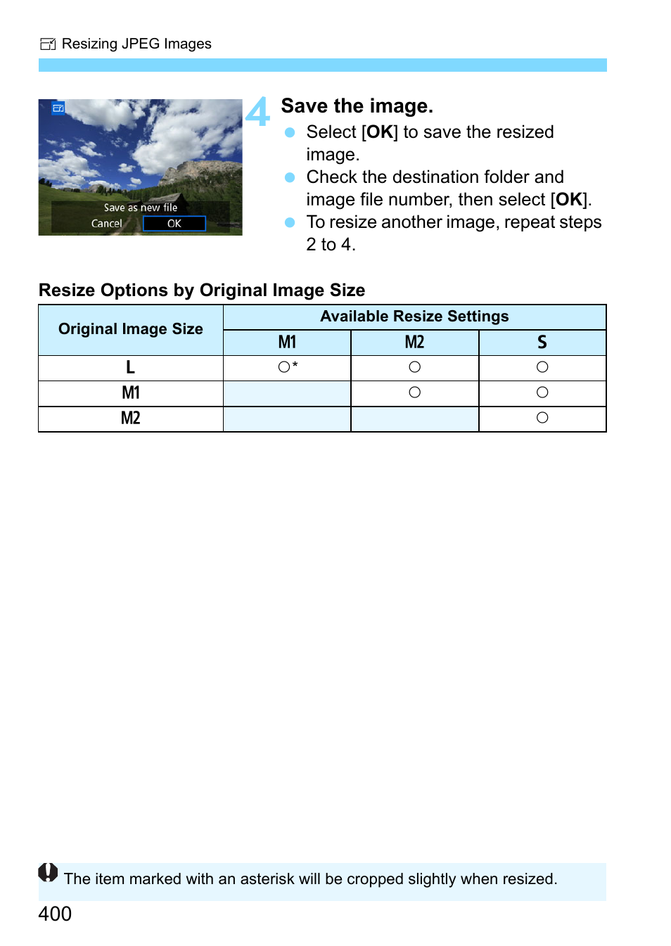 Save the image | Canon EOS-1D X Mark II DSLR Camera (Body Only) User Manual | Page 400 / 564