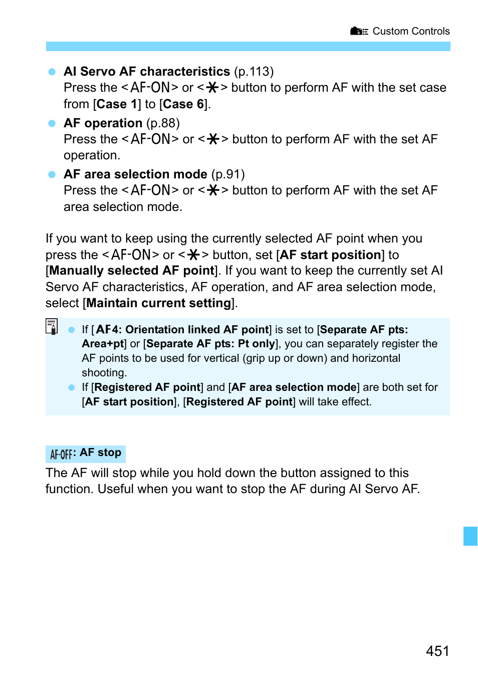 Canon EOS-1D X Mark II DSLR Camera (Body Only) User Manual | Page 451 / 564