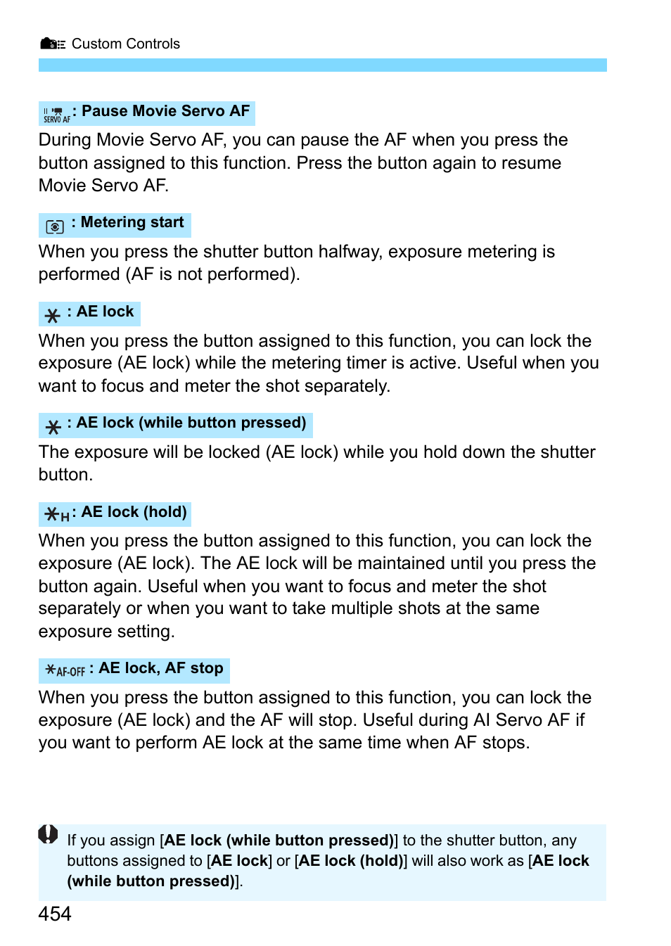 Canon EOS-1D X Mark II DSLR Camera (Body Only) User Manual | Page 454 / 564