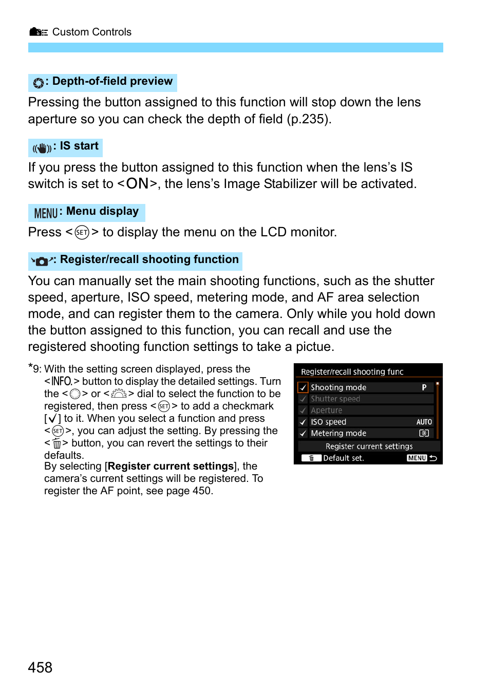 Canon EOS-1D X Mark II DSLR Camera (Body Only) User Manual | Page 458 / 564