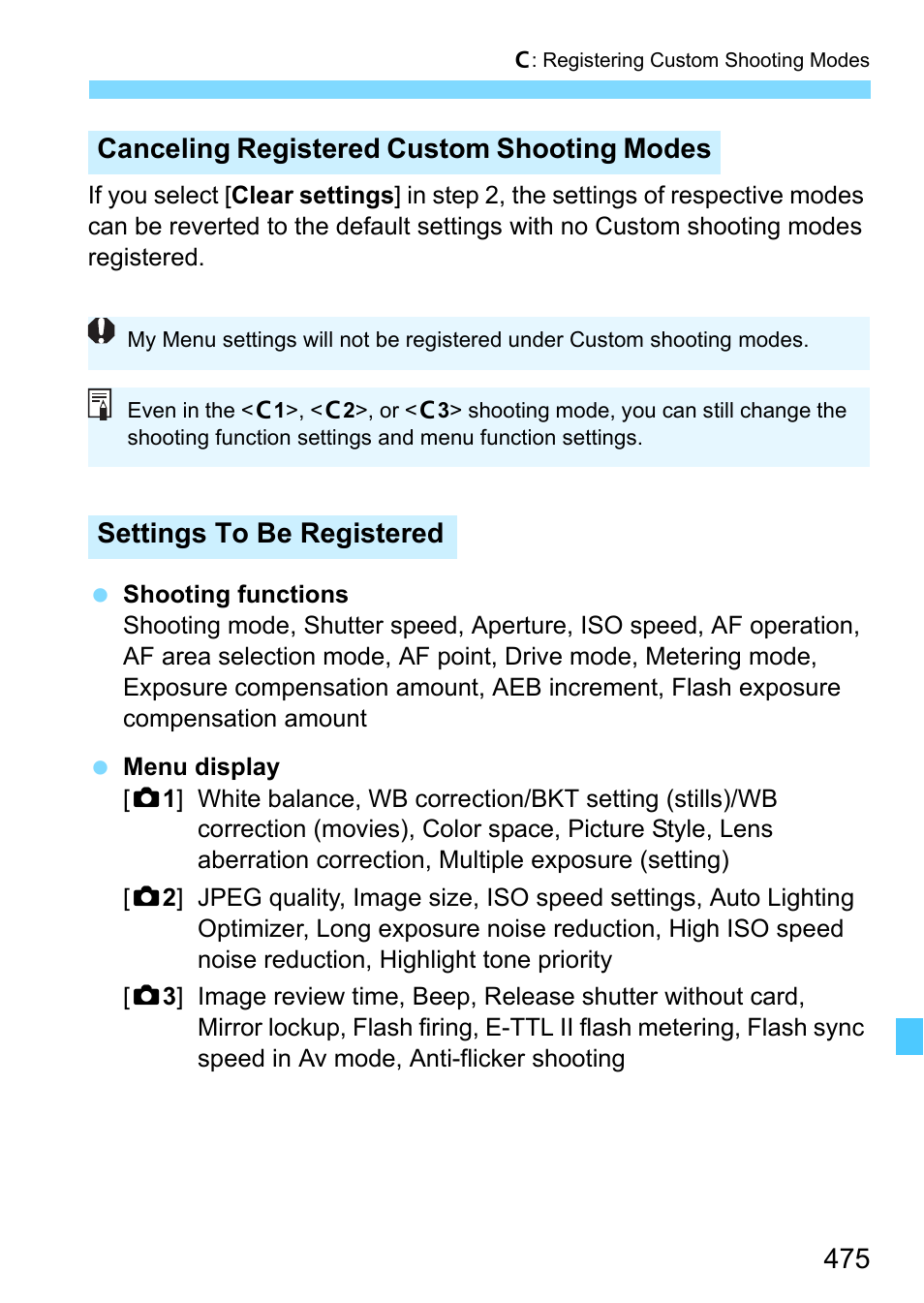 Canon EOS-1D X Mark II DSLR Camera (Body Only) User Manual | Page 475 / 564