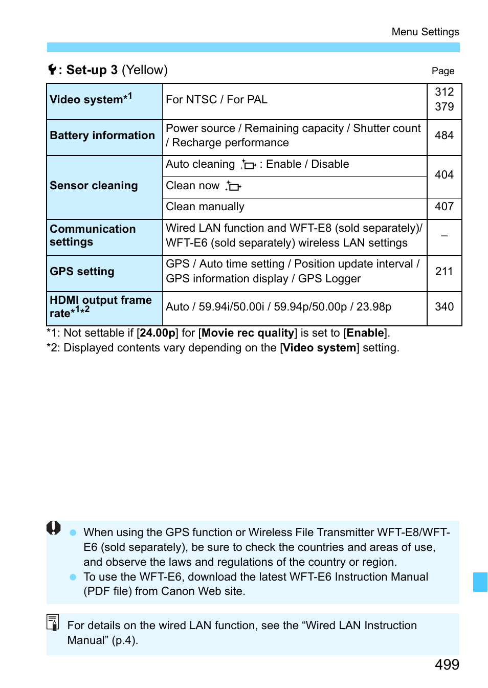 Canon EOS-1D X Mark II DSLR Camera (Body Only) User Manual | Page 499 / 564