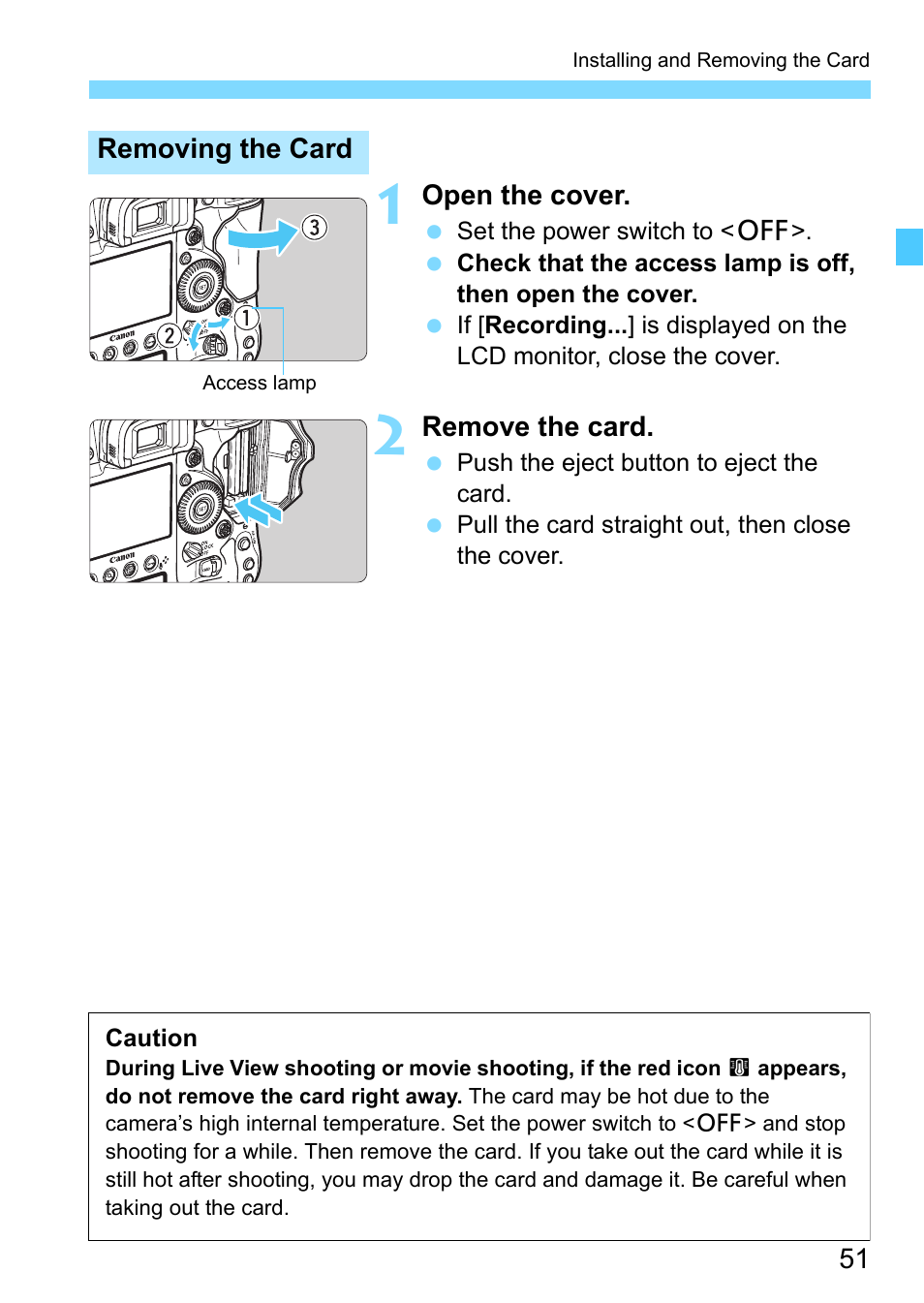 Canon EOS-1D X Mark II DSLR Camera (Body Only) User Manual | Page 51 / 564