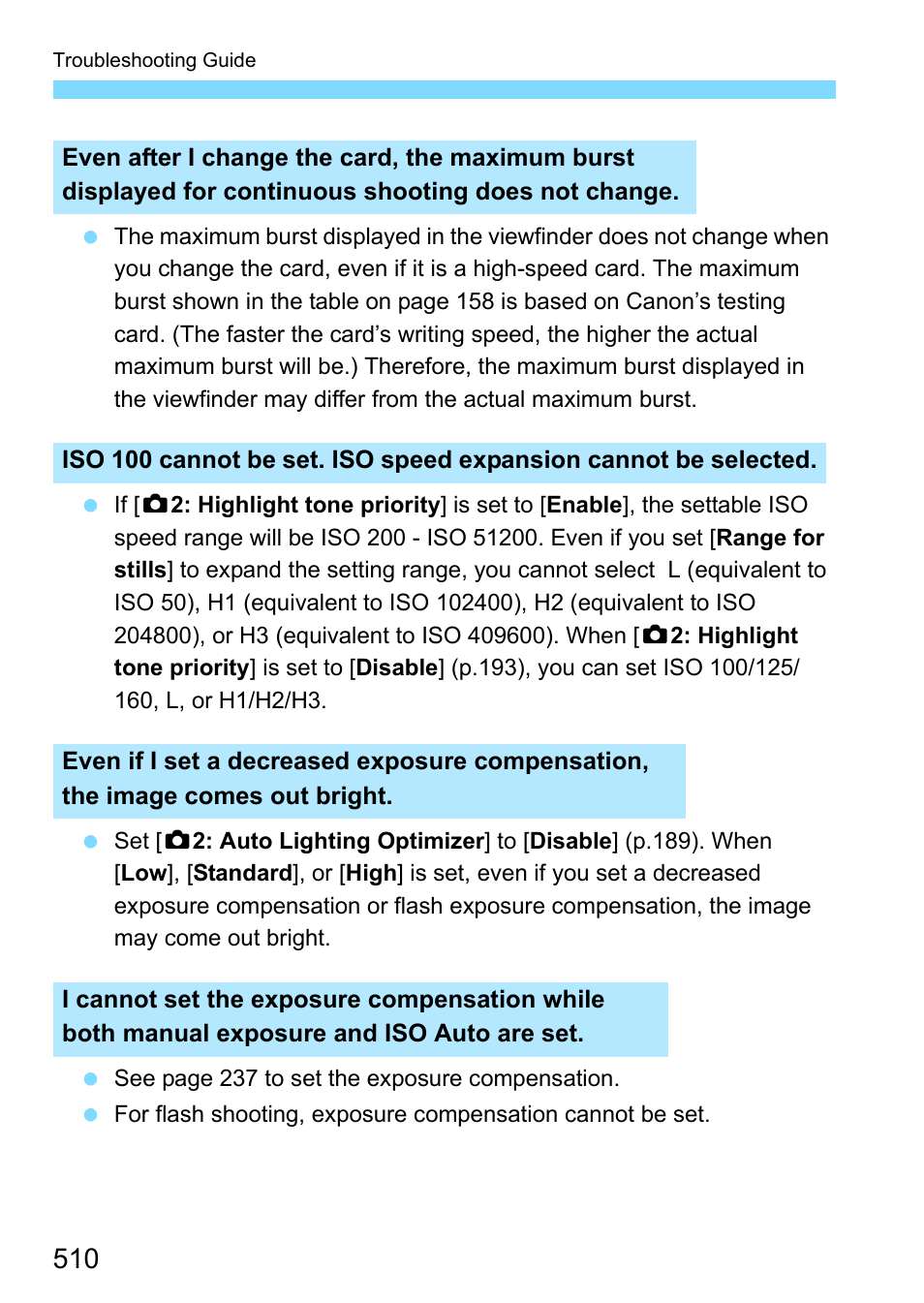 Canon EOS-1D X Mark II DSLR Camera (Body Only) User Manual | Page 510 / 564