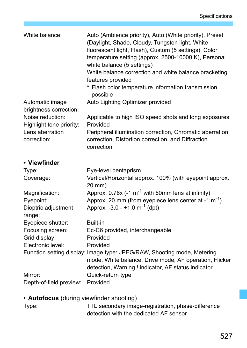 Canon EOS-1D X Mark II DSLR Camera (Body Only) User Manual | Page 527 / 564