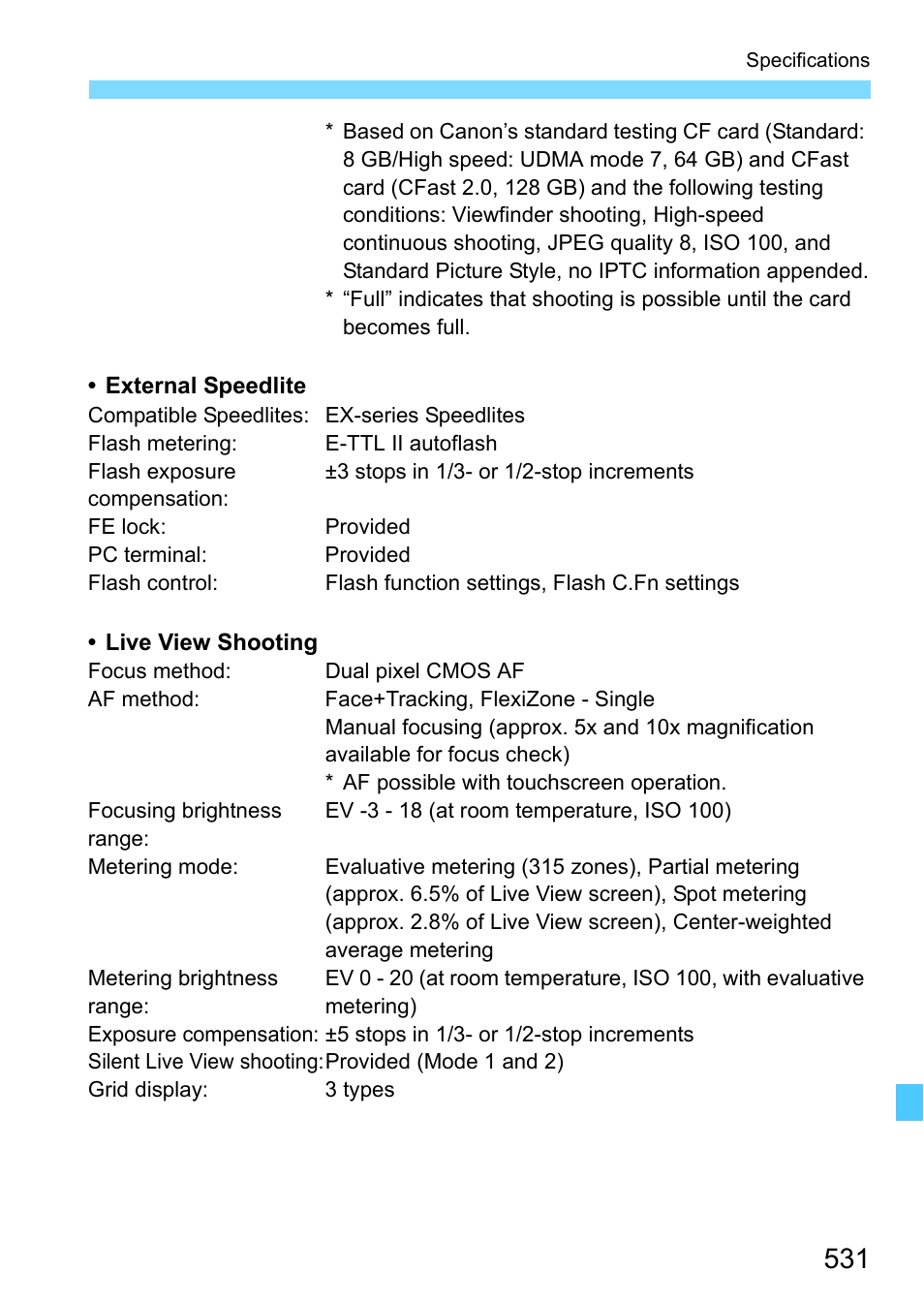 Canon EOS-1D X Mark II DSLR Camera (Body Only) User Manual | Page 531 / 564