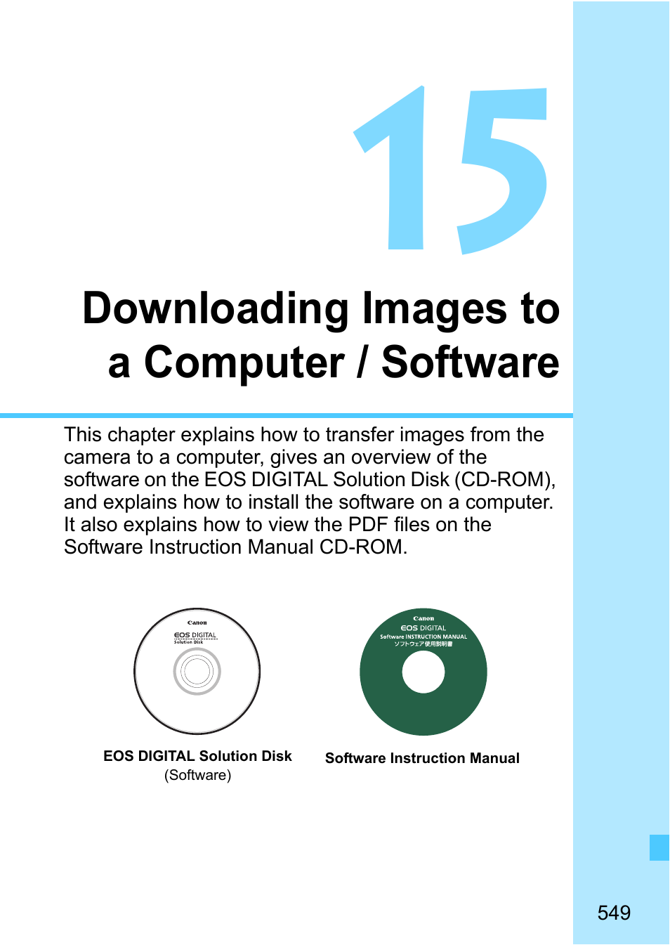 Downloading images to a computer / software | Canon EOS-1D X Mark II DSLR Camera (Body Only) User Manual | Page 549 / 564