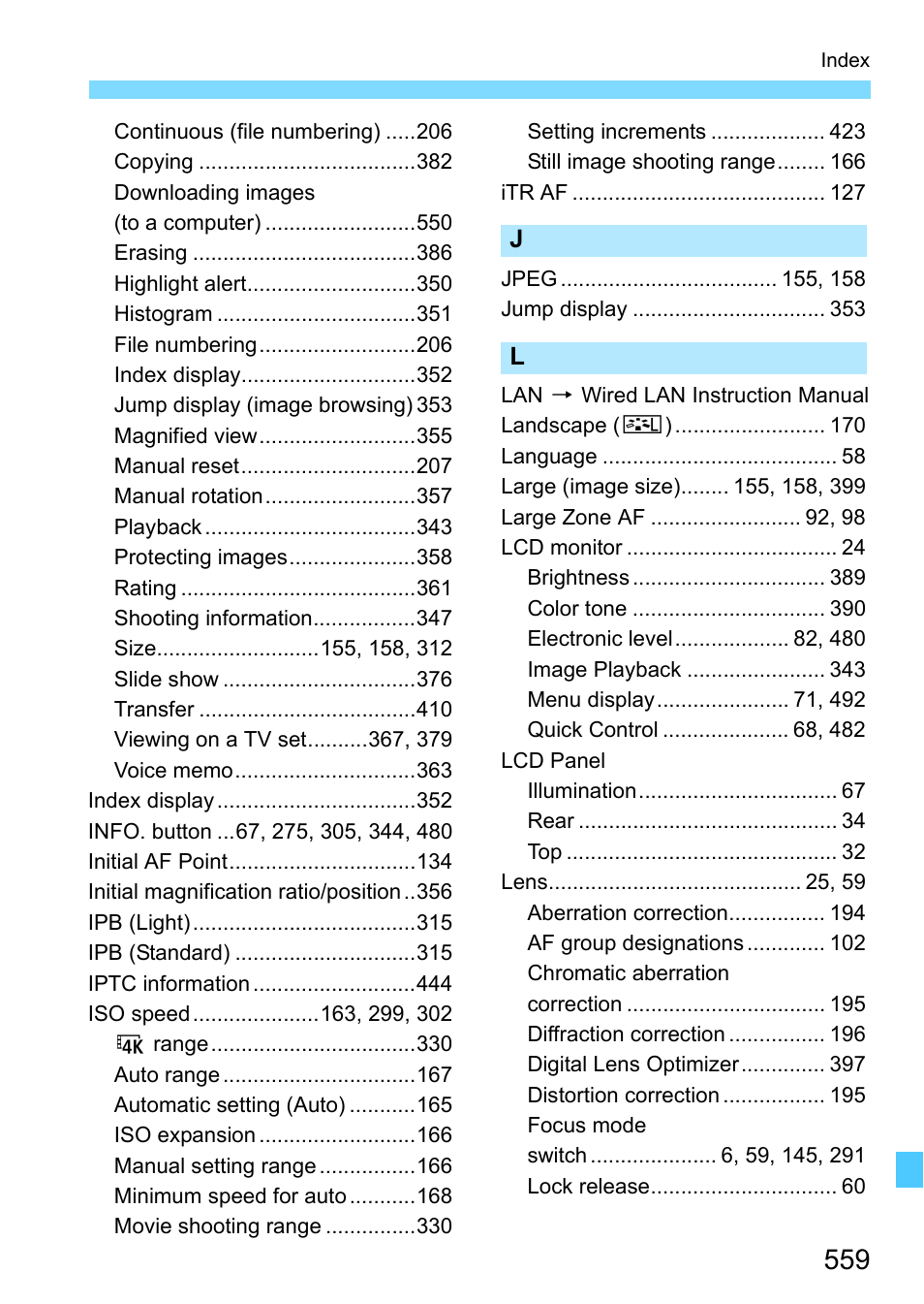 Canon EOS-1D X Mark II DSLR Camera (Body Only) User Manual | Page 559 / 564