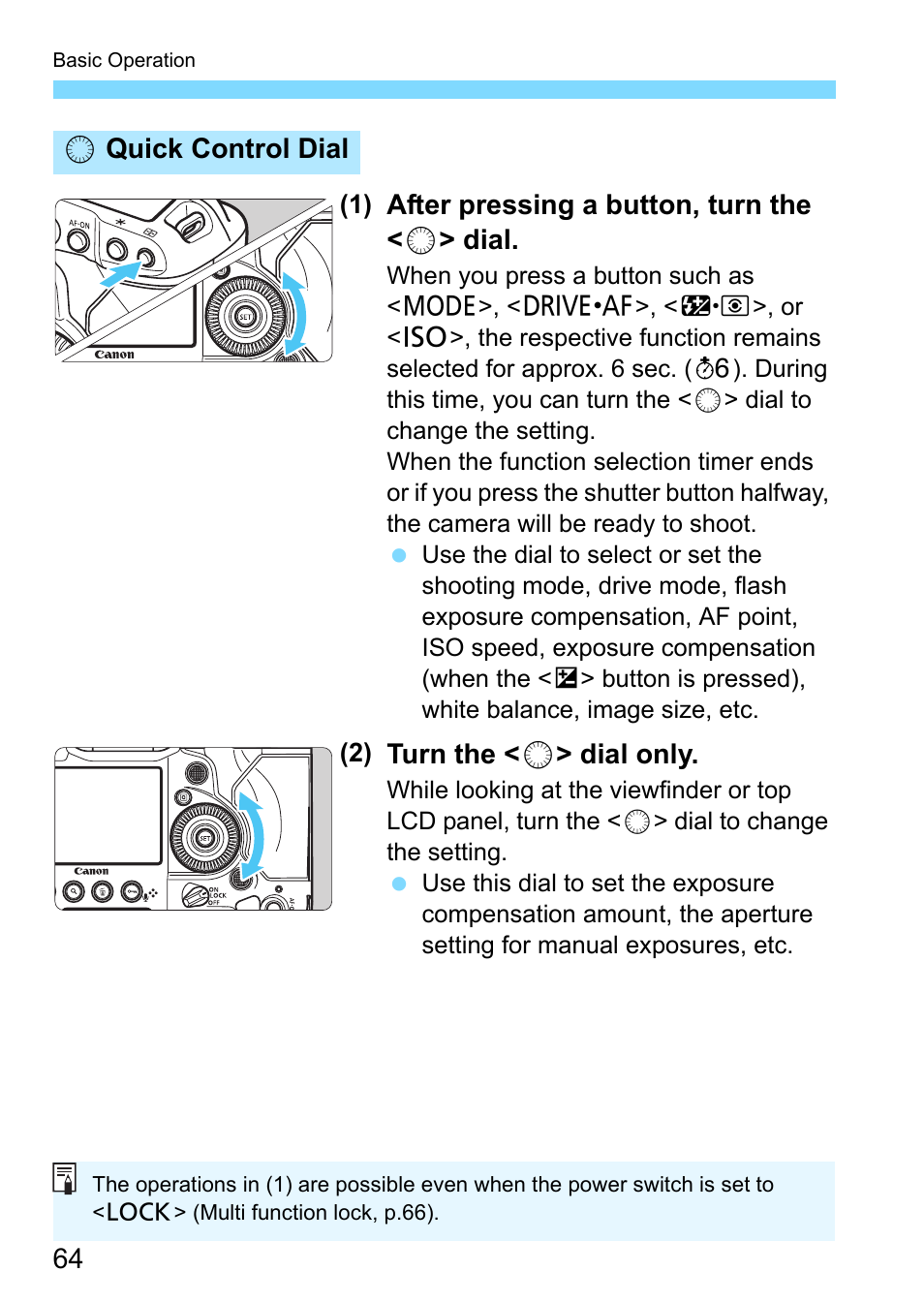 Canon EOS-1D X Mark II DSLR Camera (Body Only) User Manual | Page 64 / 564