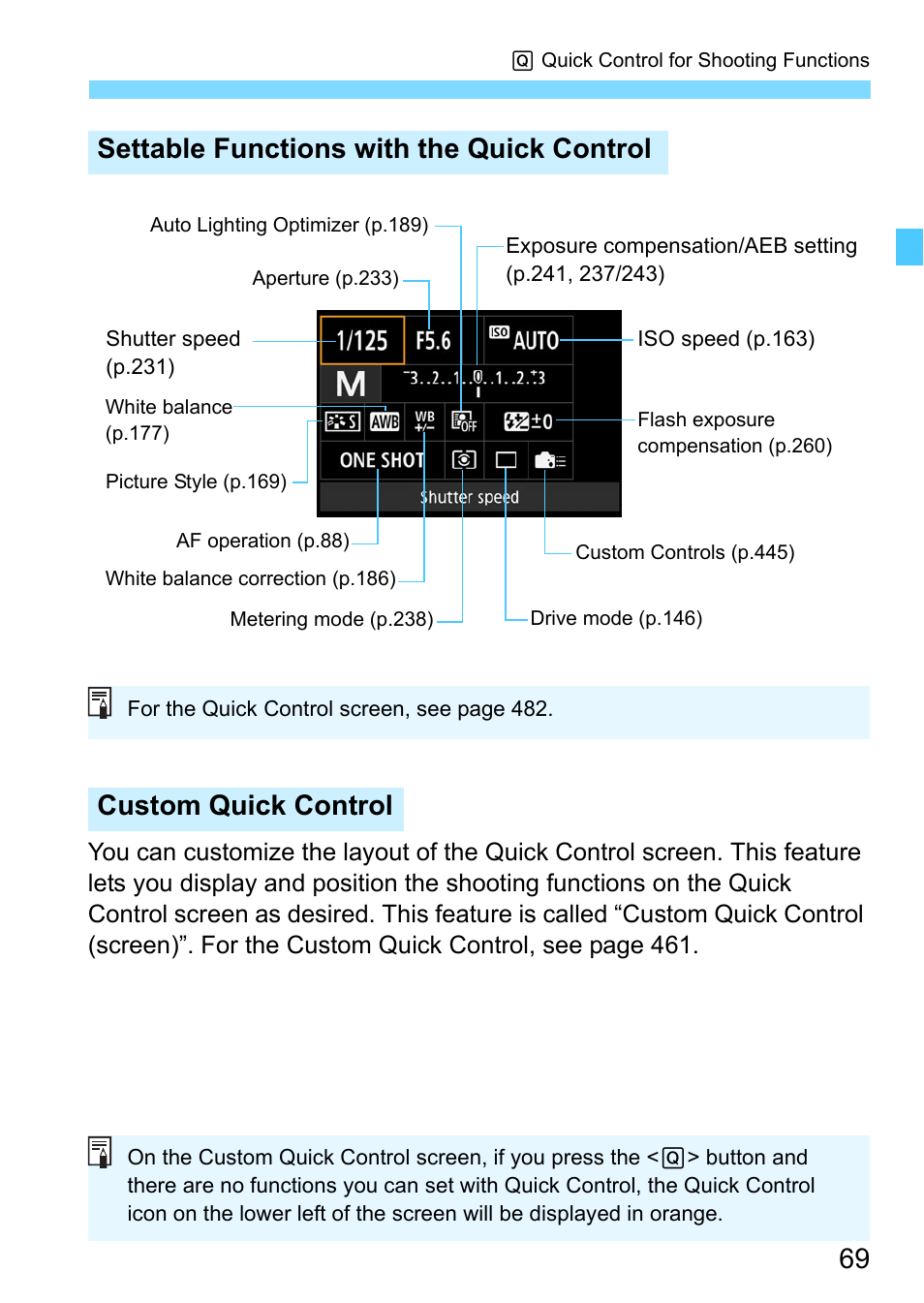 Canon EOS-1D X Mark II DSLR Camera (Body Only) User Manual | Page 69 / 564