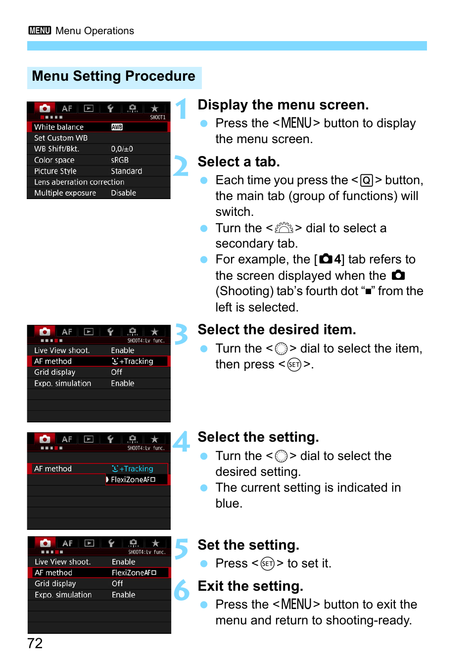 Canon EOS-1D X Mark II DSLR Camera (Body Only) User Manual | Page 72 / 564