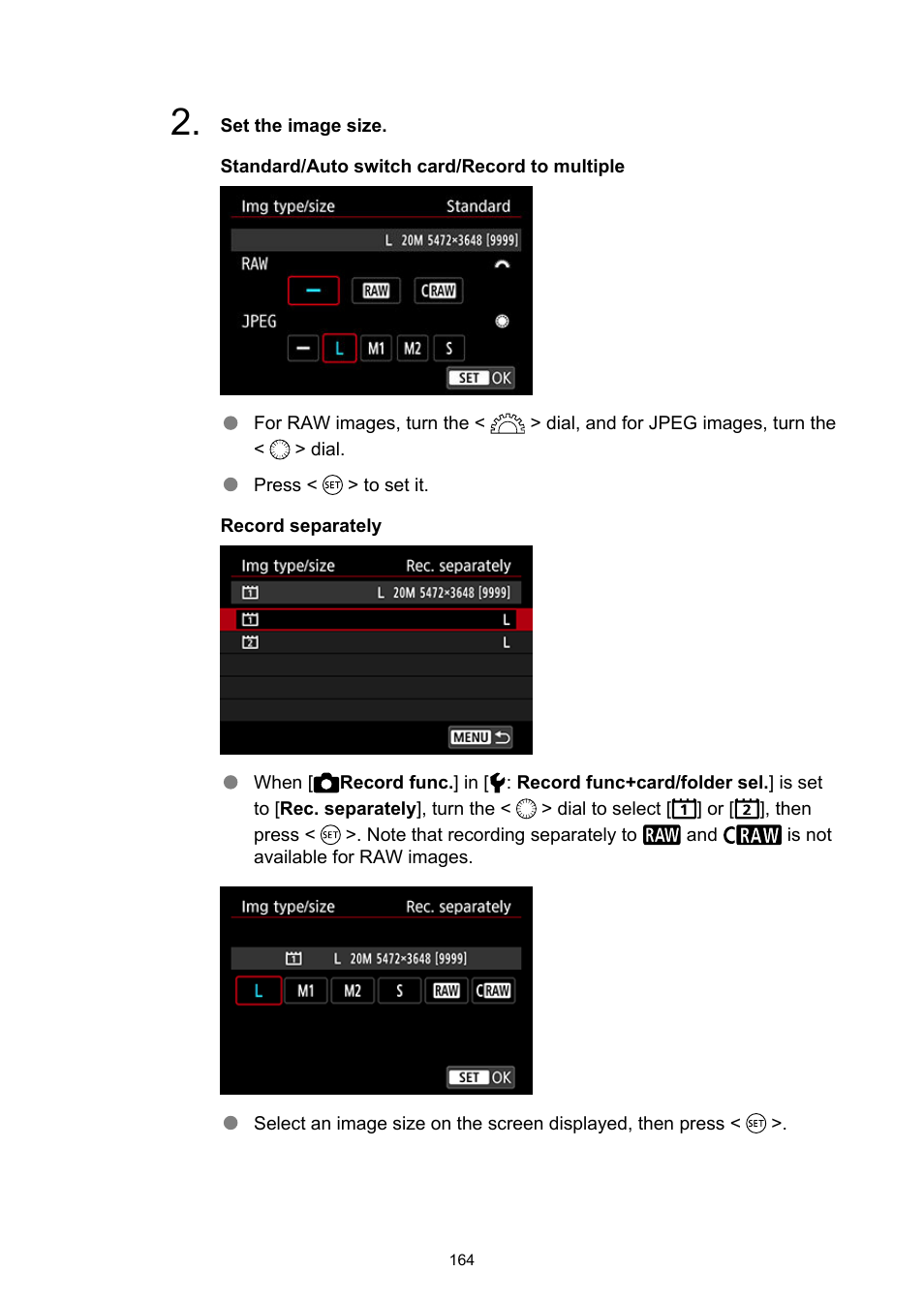 Canon EOS-1D X Mark III DSLR Camera (Body Only) User Manual | Page 164 / 966