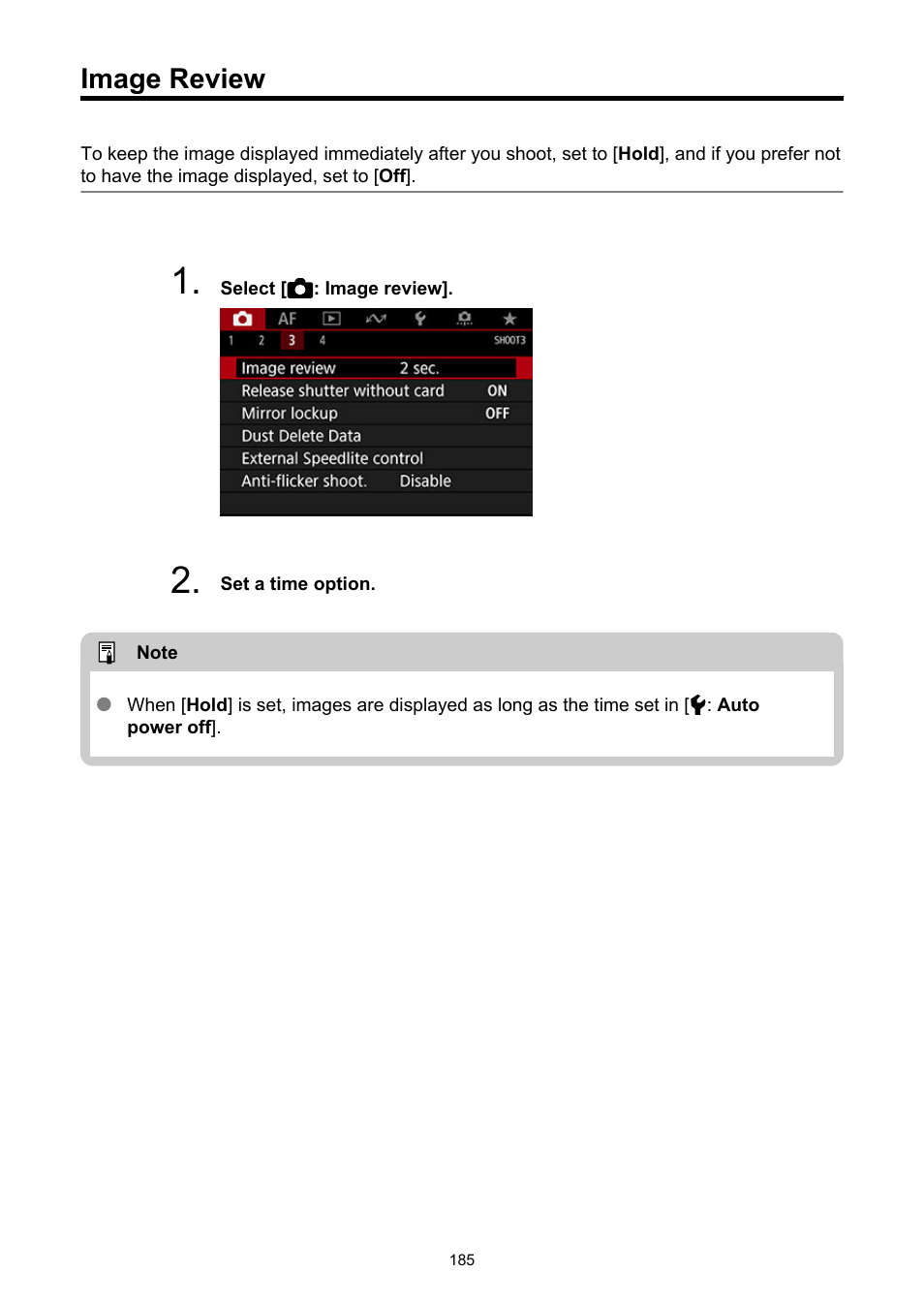 Image review | Canon EOS-1D X Mark III DSLR Camera (Body Only) User Manual | Page 185 / 966