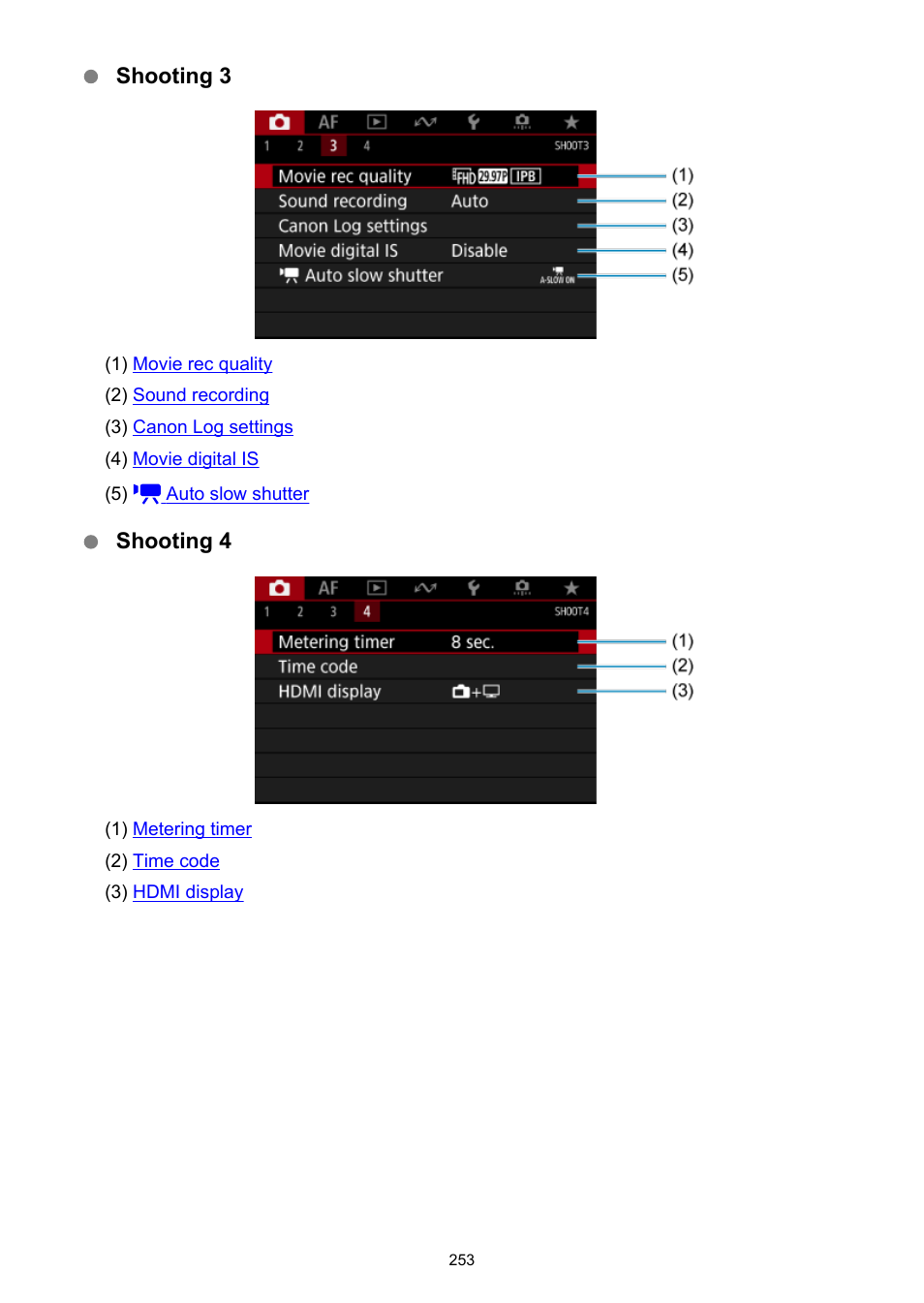 Canon EOS-1D X Mark III DSLR Camera (Body Only) User Manual | Page 253 / 966