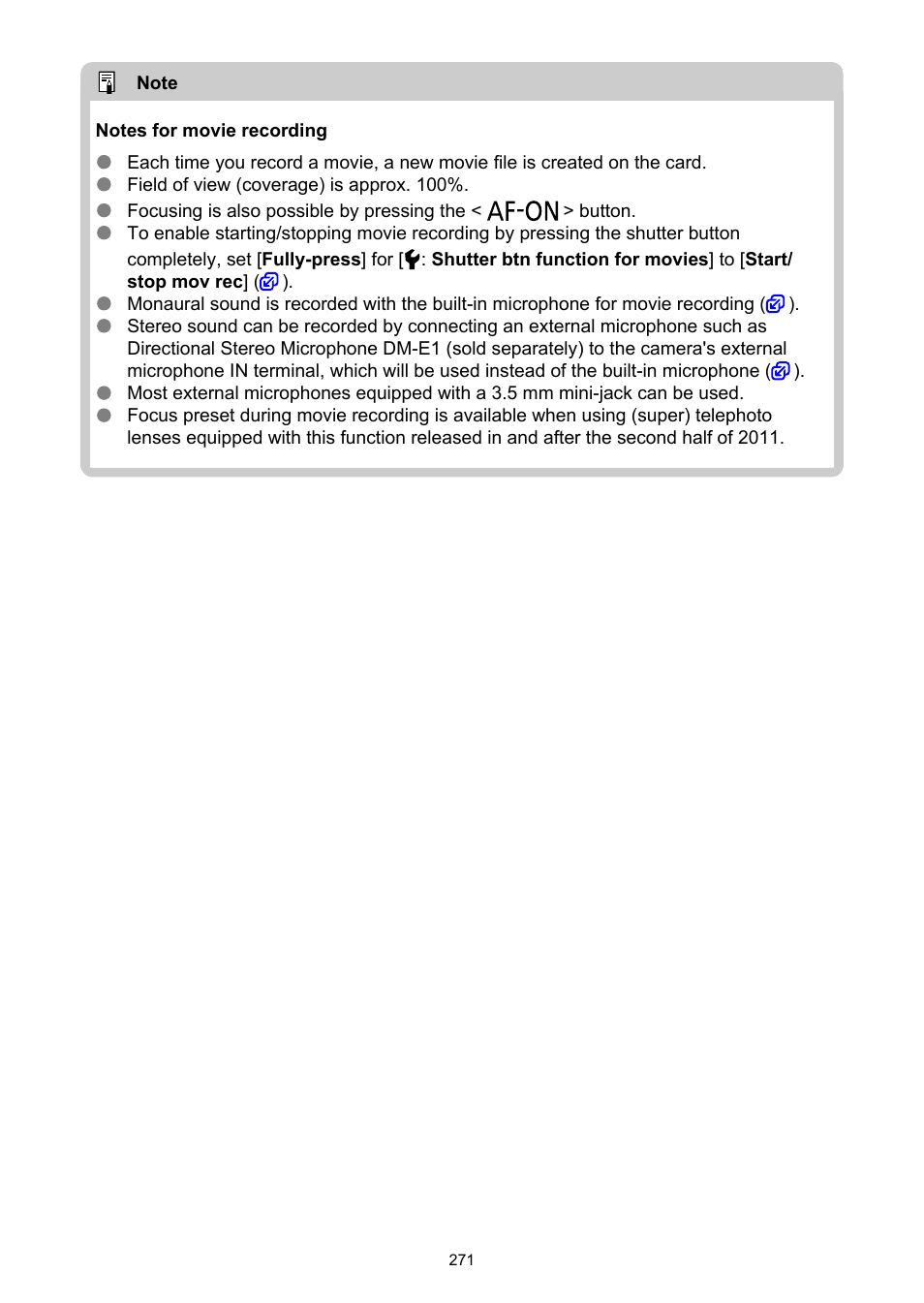Canon EOS-1D X Mark III DSLR Camera (Body Only) User Manual | Page 271 / 966