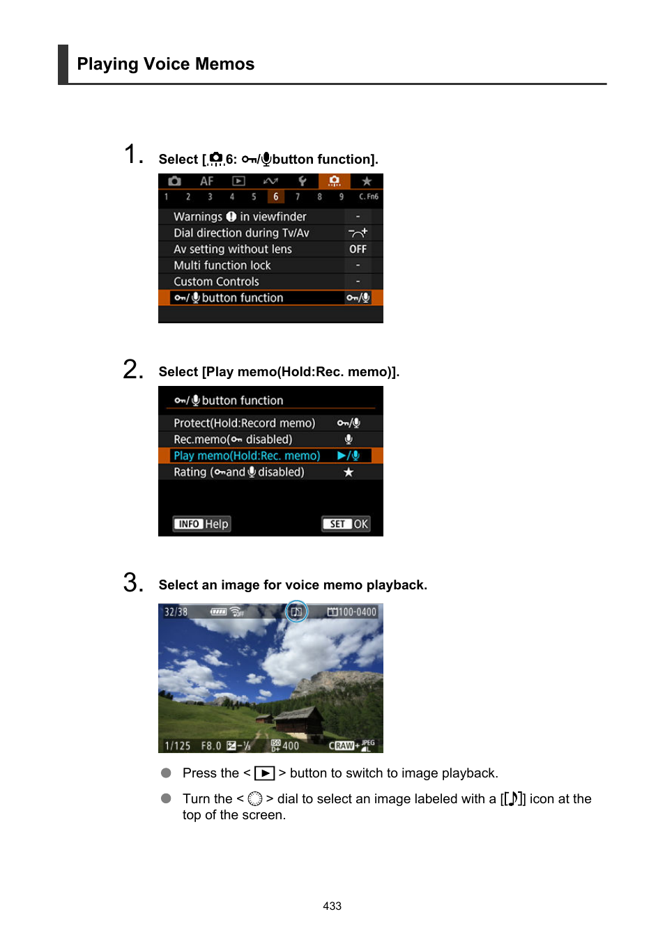 Canon EOS-1D X Mark III DSLR Camera (Body Only) User Manual | Page 433 / 966