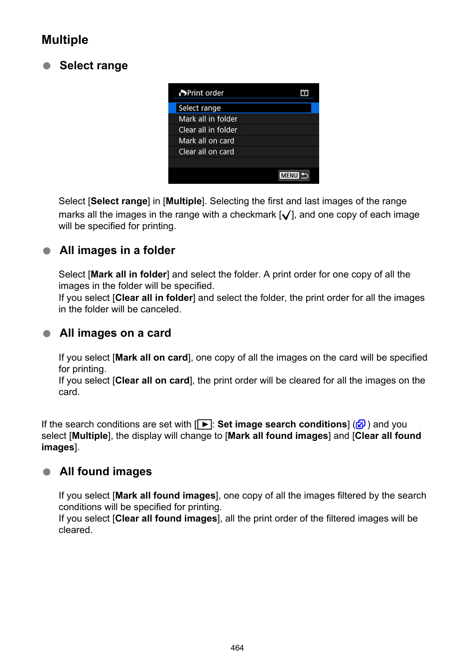 Multiple | Canon EOS-1D X Mark III DSLR Camera (Body Only) User Manual | Page 464 / 966