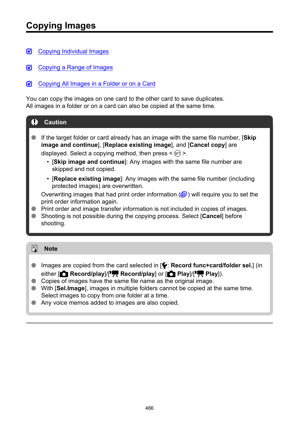 Copying images, Image copy | Canon EOS-1D X Mark III DSLR Camera (Body Only) User Manual | Page 466 / 966