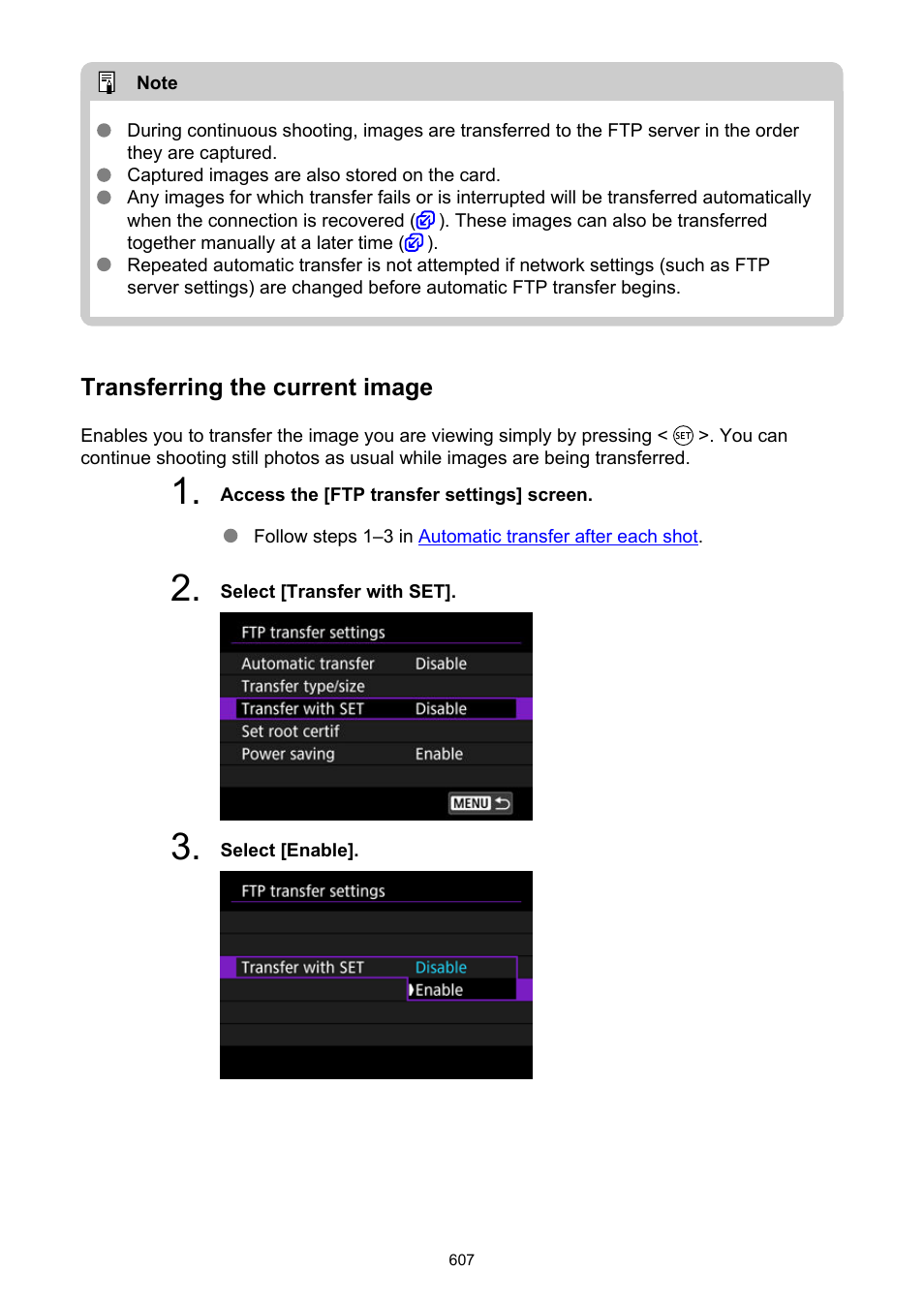 Transferring the current image | Canon EOS-1D X Mark III DSLR Camera (Body Only) User Manual | Page 607 / 966