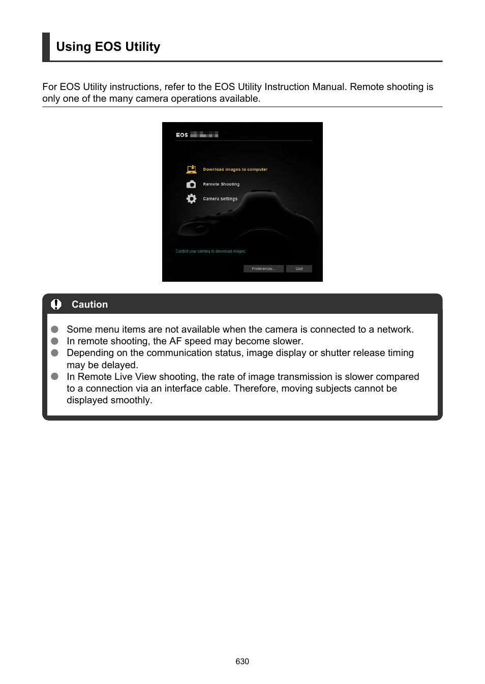 Using eos utility | Canon EOS-1D X Mark III DSLR Camera (Body Only) User Manual | Page 630 / 966