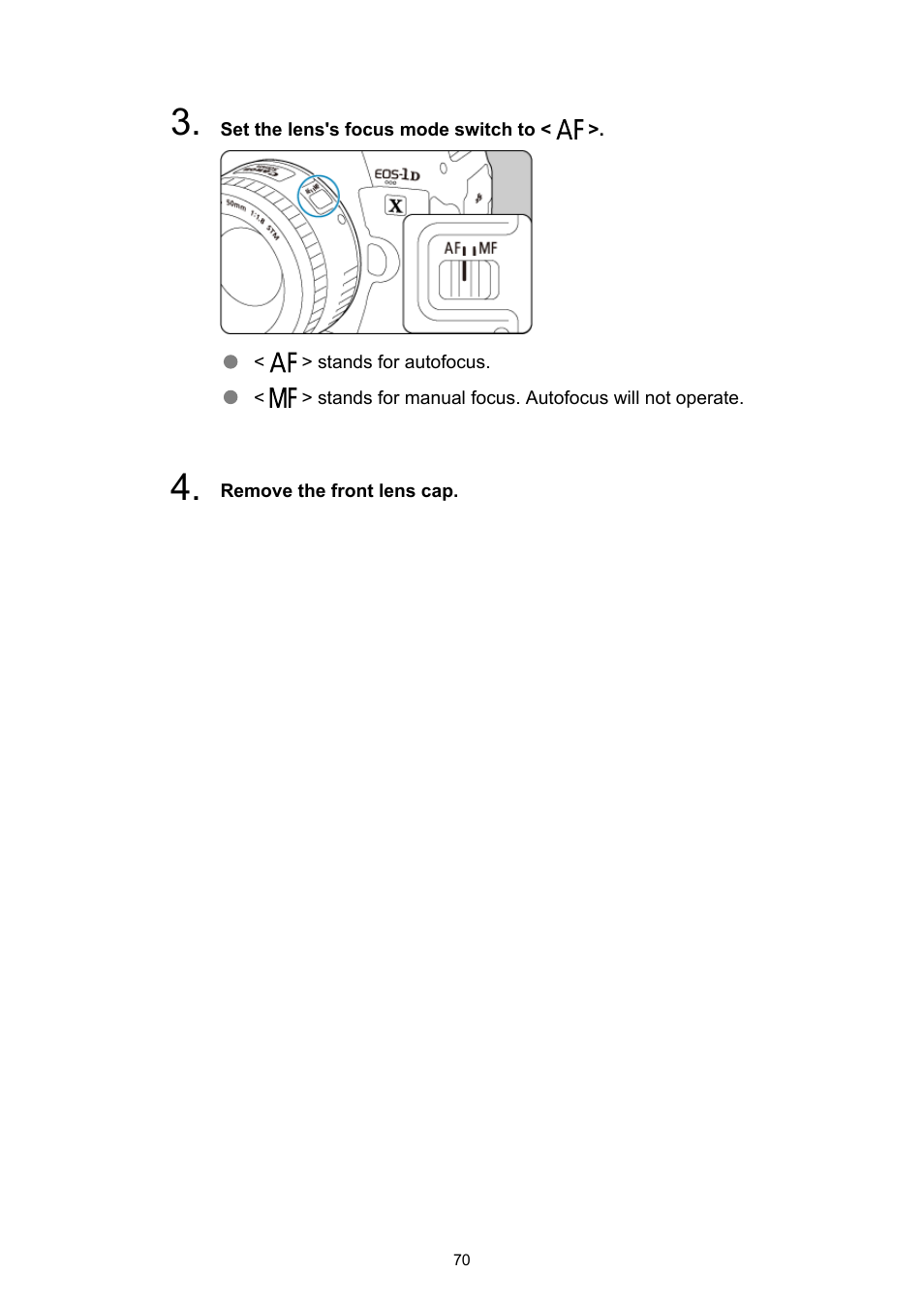 Canon EOS-1D X Mark III DSLR Camera (Body Only) User Manual | Page 70 / 966