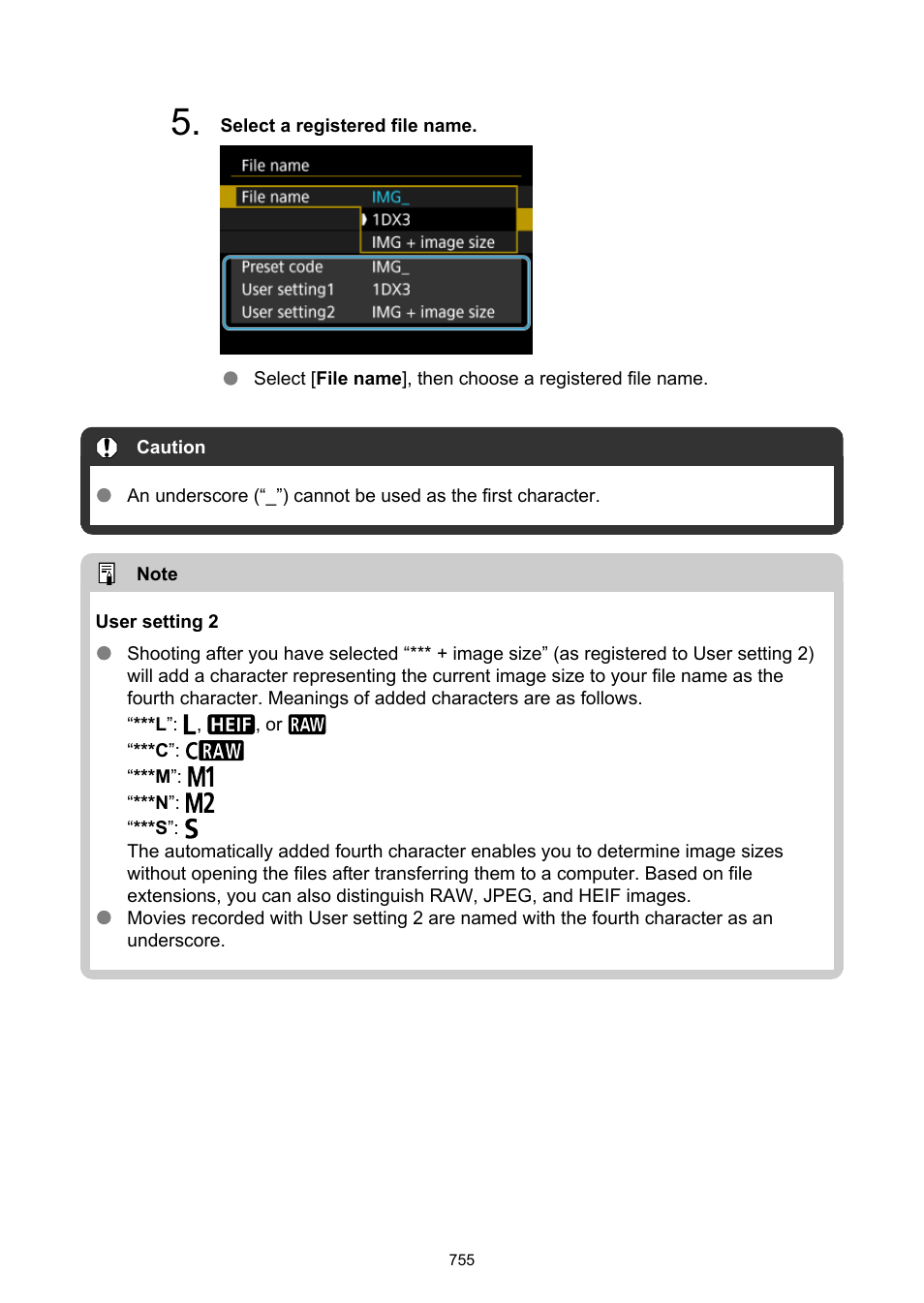 Canon EOS-1D X Mark III DSLR Camera (Body Only) User Manual | Page 755 / 966
