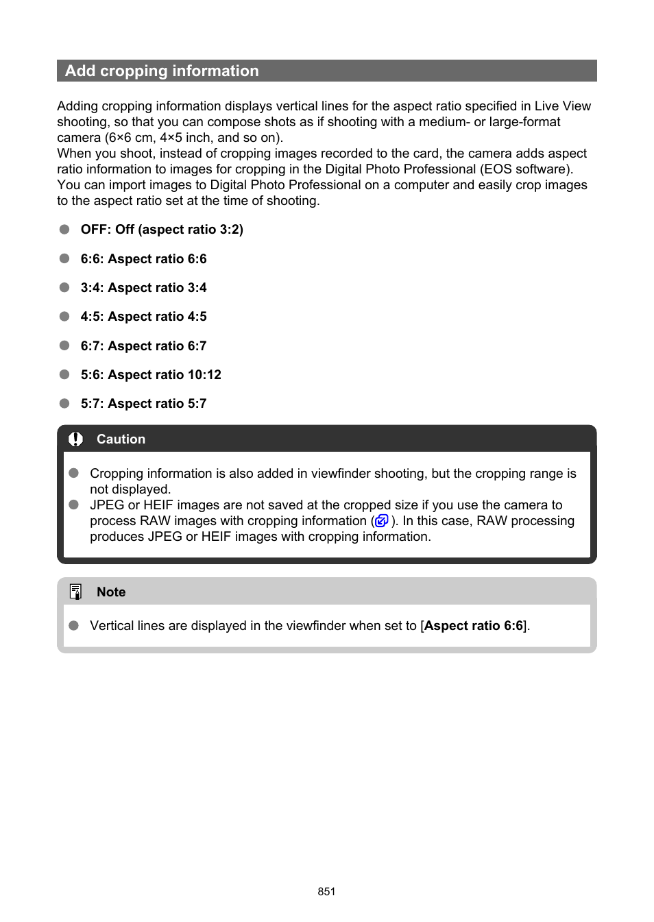 Add cropping information | Canon EOS-1D X Mark III DSLR Camera (Body Only) User Manual | Page 851 / 966