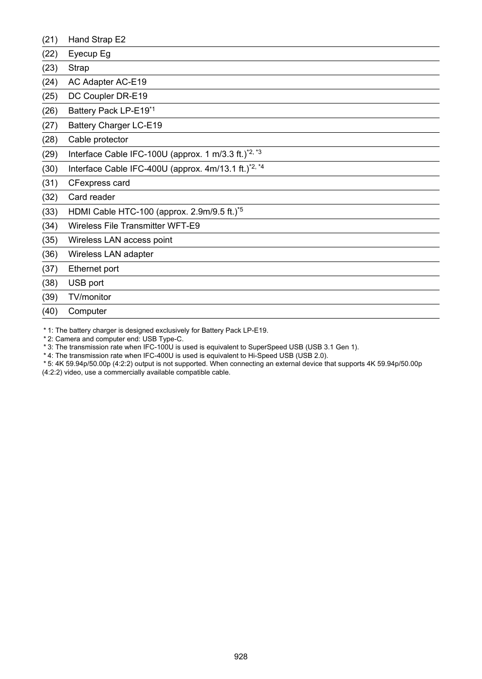 Canon EOS-1D X Mark III DSLR Camera (Body Only) User Manual | Page 928 / 966