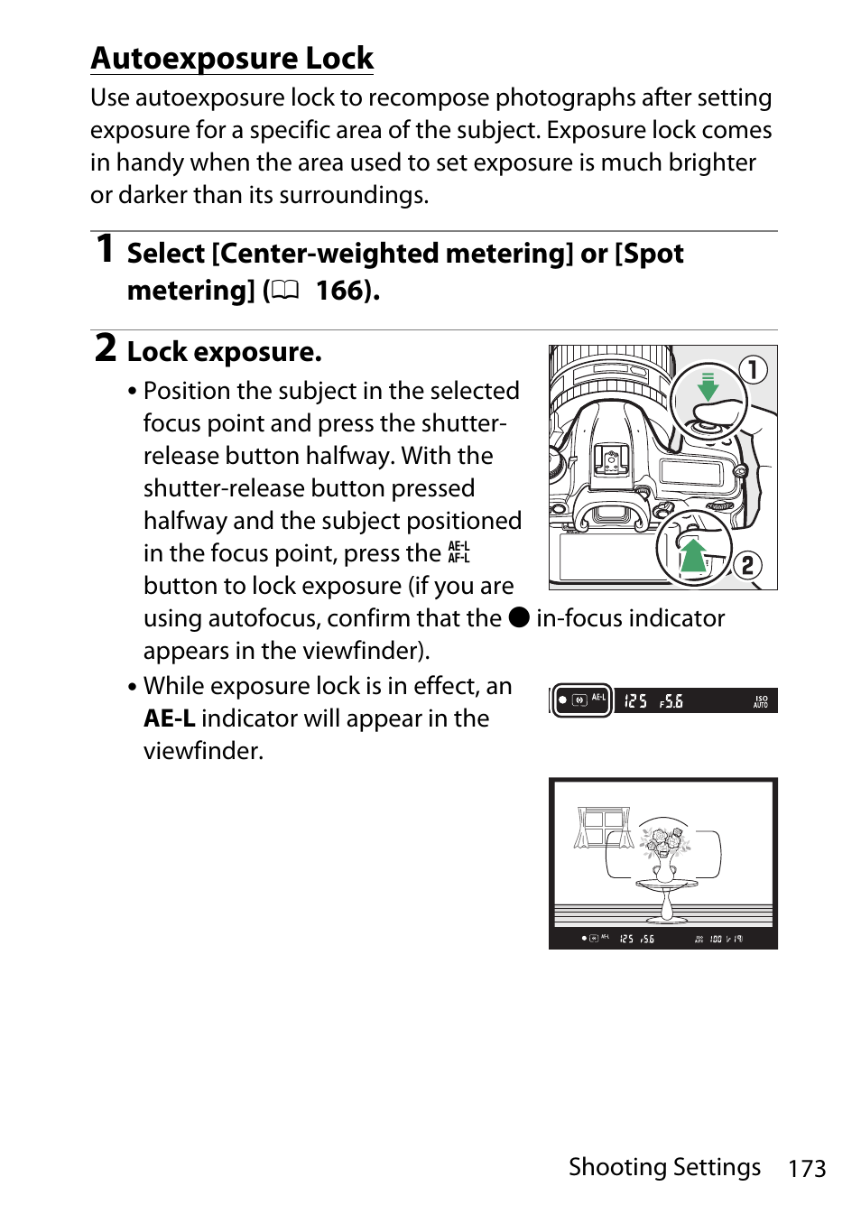 Autoexposure lock | Nikon D780 DSLR Camera (Body Only) User Manual | Page 219 / 944