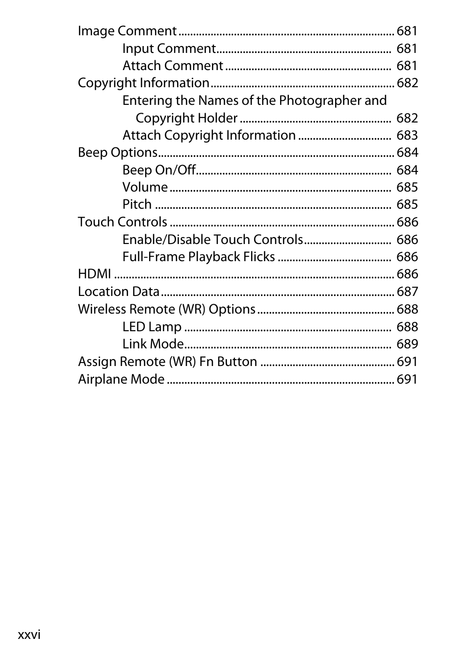 Nikon D780 DSLR Camera (Body Only) User Manual | Page 26 / 944