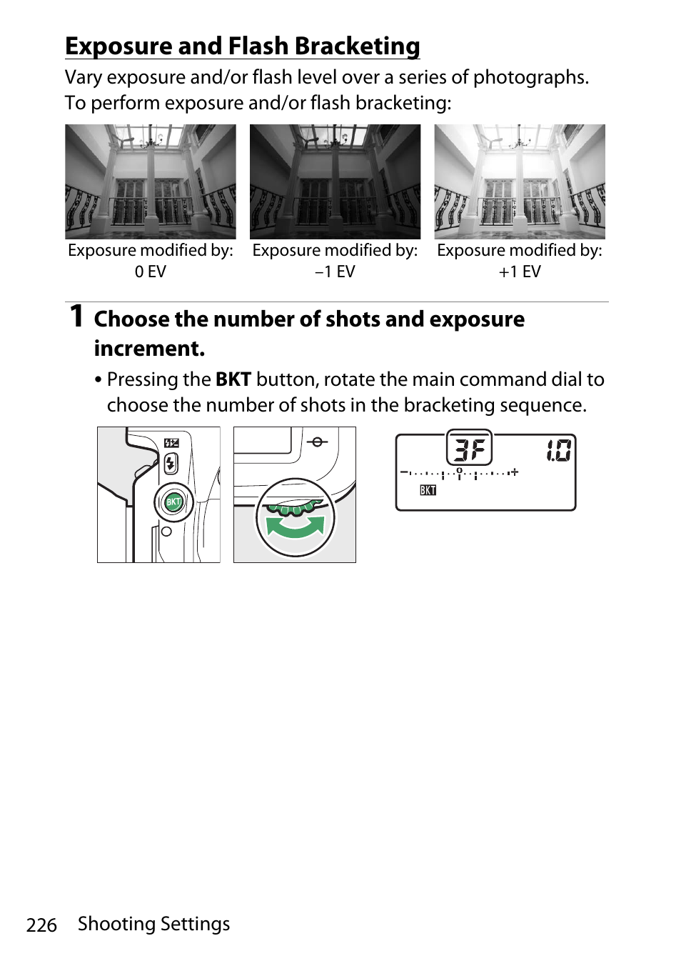 Exposure and flash bracketing | Nikon D780 DSLR Camera (Body Only) User Manual | Page 272 / 944