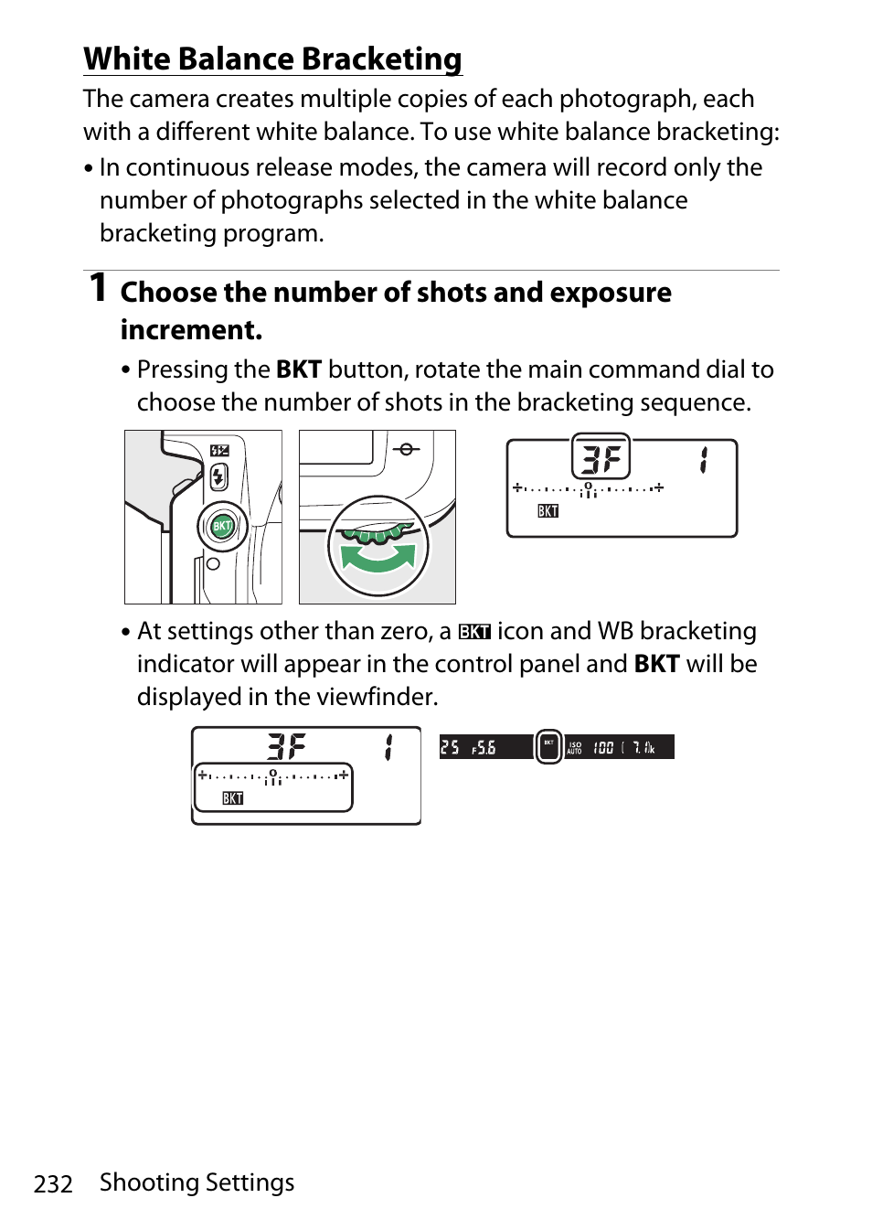 White balance bracketing | Nikon D780 DSLR Camera (Body Only) User Manual | Page 278 / 944