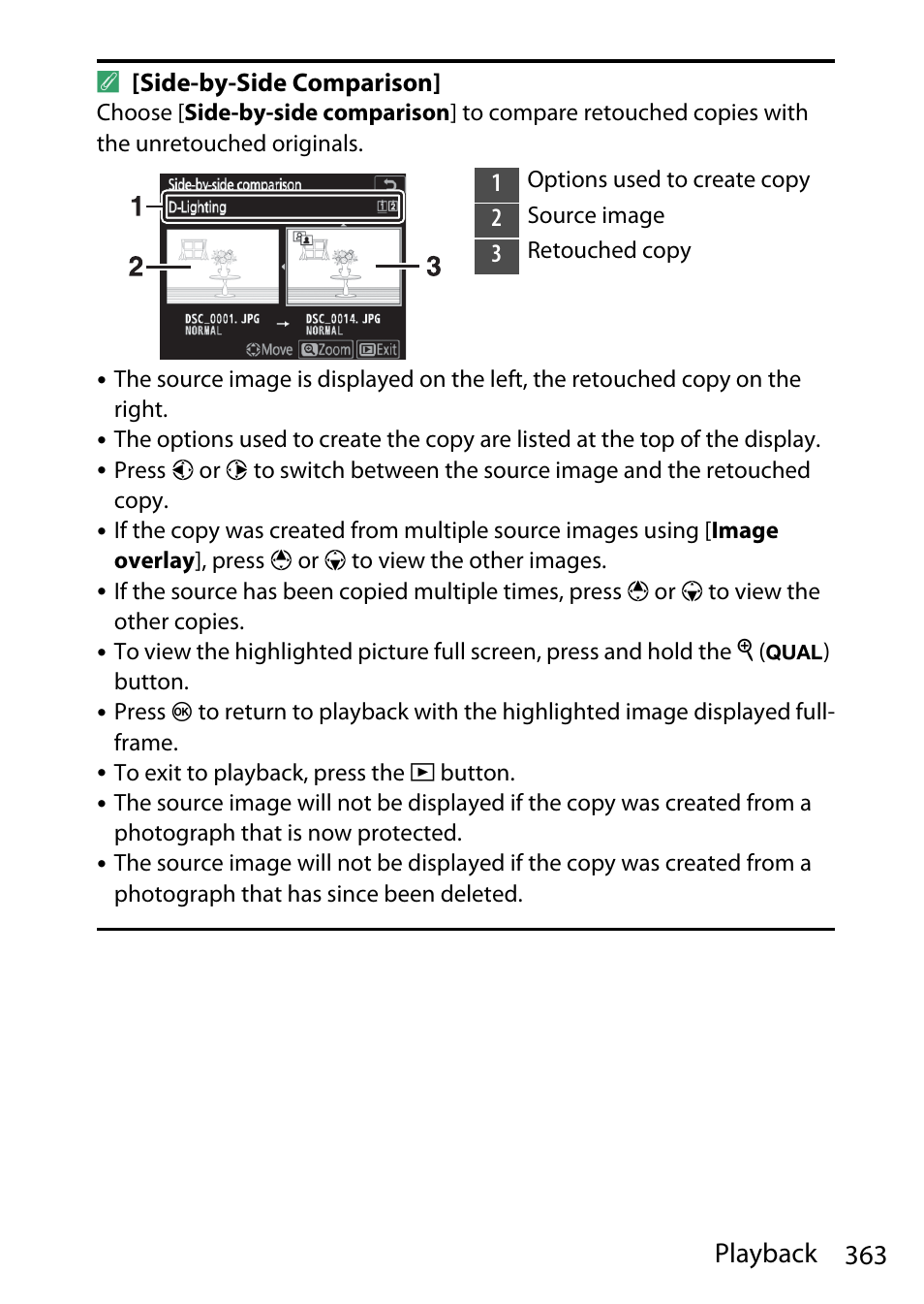 363 playback | Nikon D780 DSLR Camera (Body Only) User Manual | Page 409 / 944