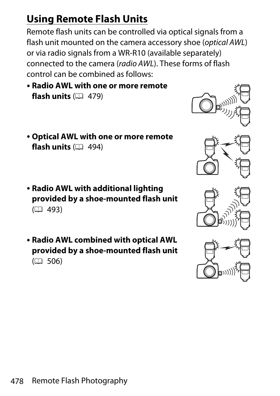 Using remote flash units | Nikon D780 DSLR Camera (Body Only) User Manual | Page 524 / 944