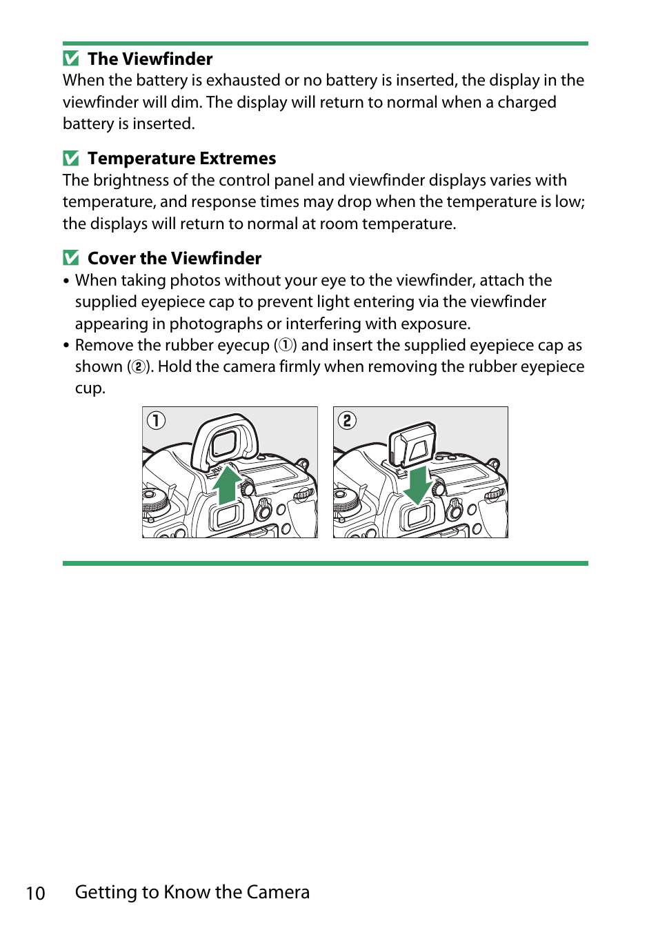 10 getting to know the camera | Nikon D780 DSLR Camera (Body Only) User Manual | Page 56 / 944