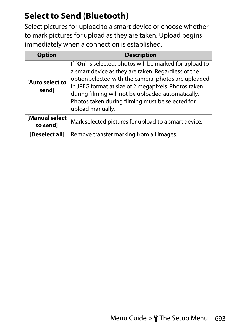 Select to send (bluetooth) | Nikon D780 DSLR Camera (Body Only) User Manual | Page 739 / 944