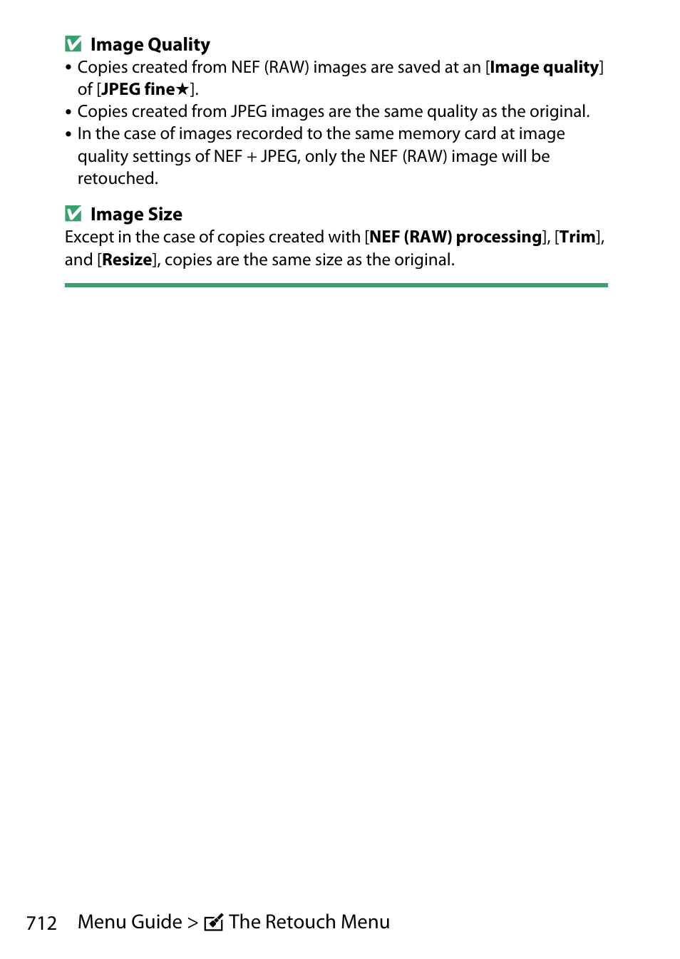 712 menu guide > n the retouch menu | Nikon D780 DSLR Camera (Body Only) User Manual | Page 758 / 944