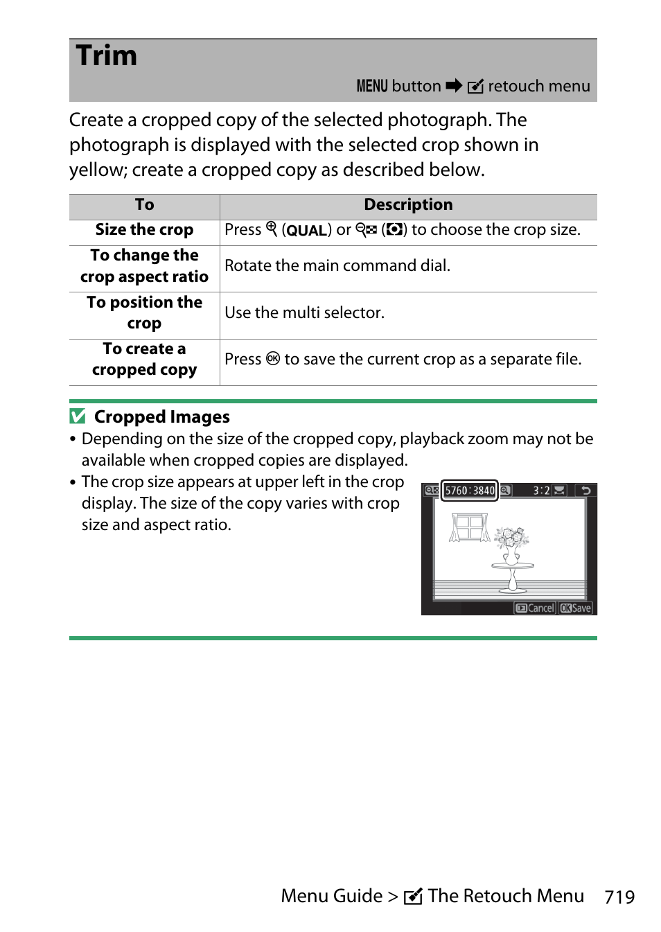 Trim | Nikon D780 DSLR Camera (Body Only) User Manual | Page 765 / 944