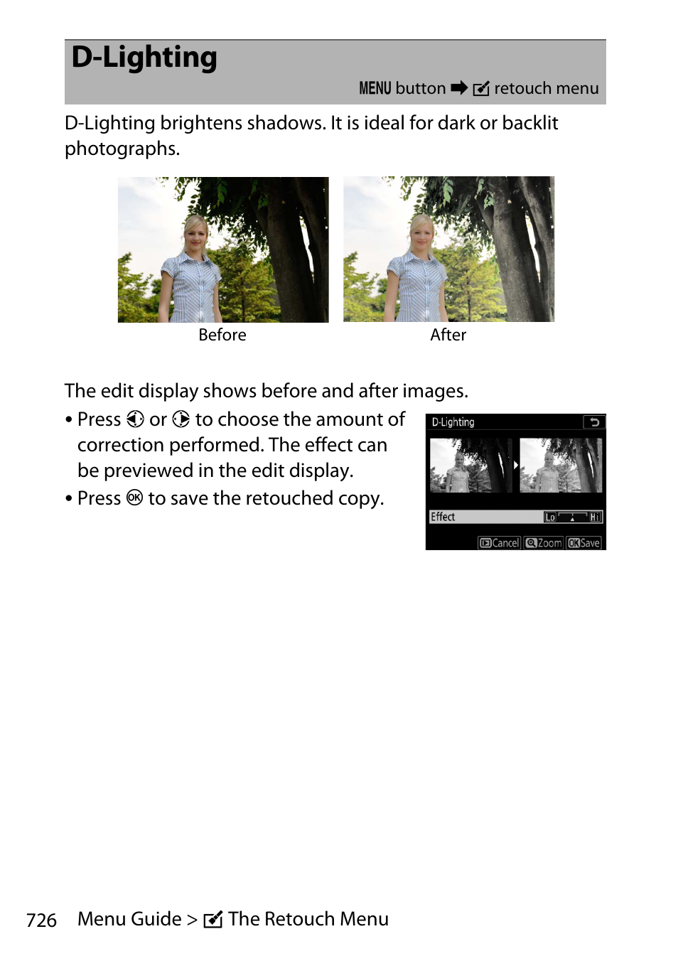 D-lighting | Nikon D780 DSLR Camera (Body Only) User Manual | Page 772 / 944