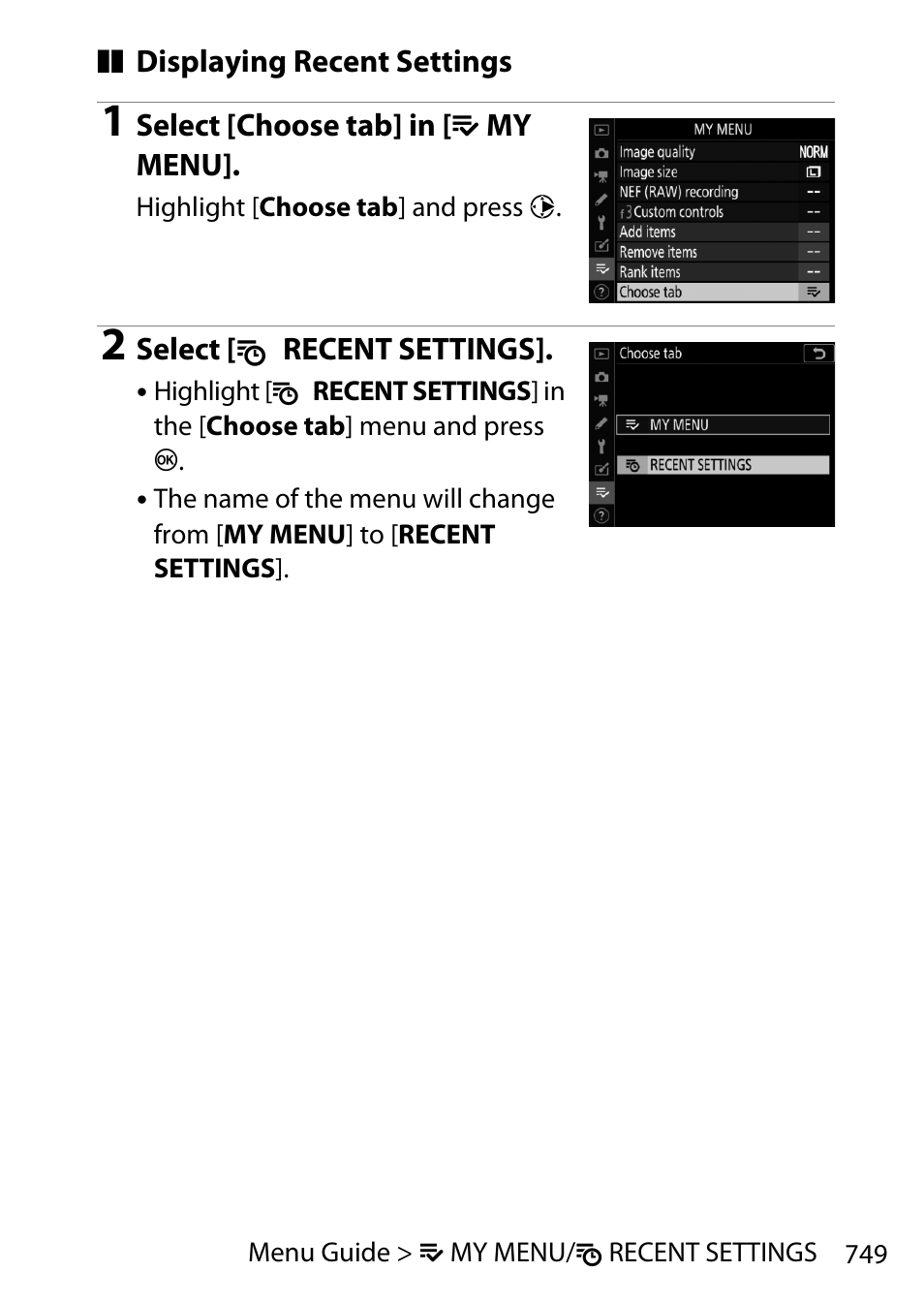 Nikon D780 DSLR Camera (Body Only) User Manual | Page 795 / 944