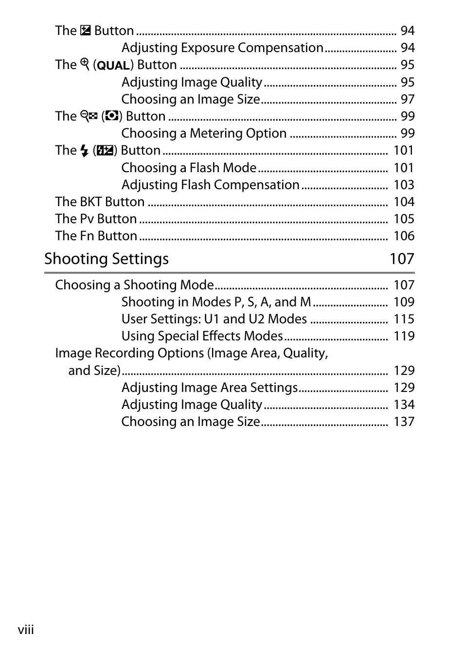 Shooting settings 107 | Nikon D780 DSLR Camera (Body Only) User Manual | Page 8 / 944