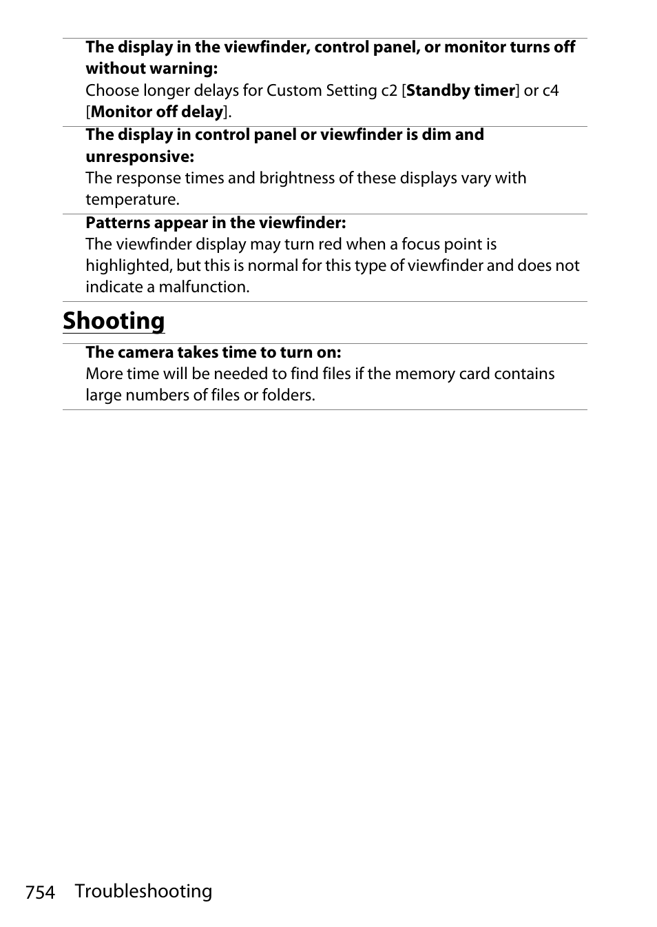 Shooting | Nikon D780 DSLR Camera (Body Only) User Manual | Page 800 / 944